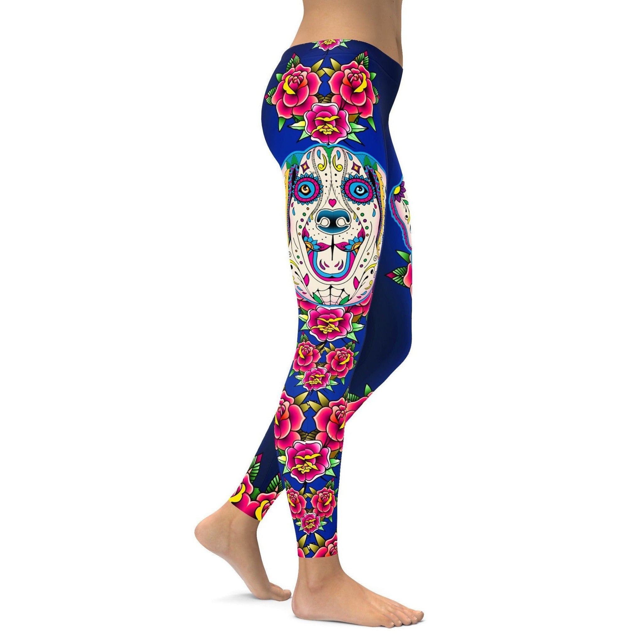 Gearbunch | Sugar Skull Labrador Leggings