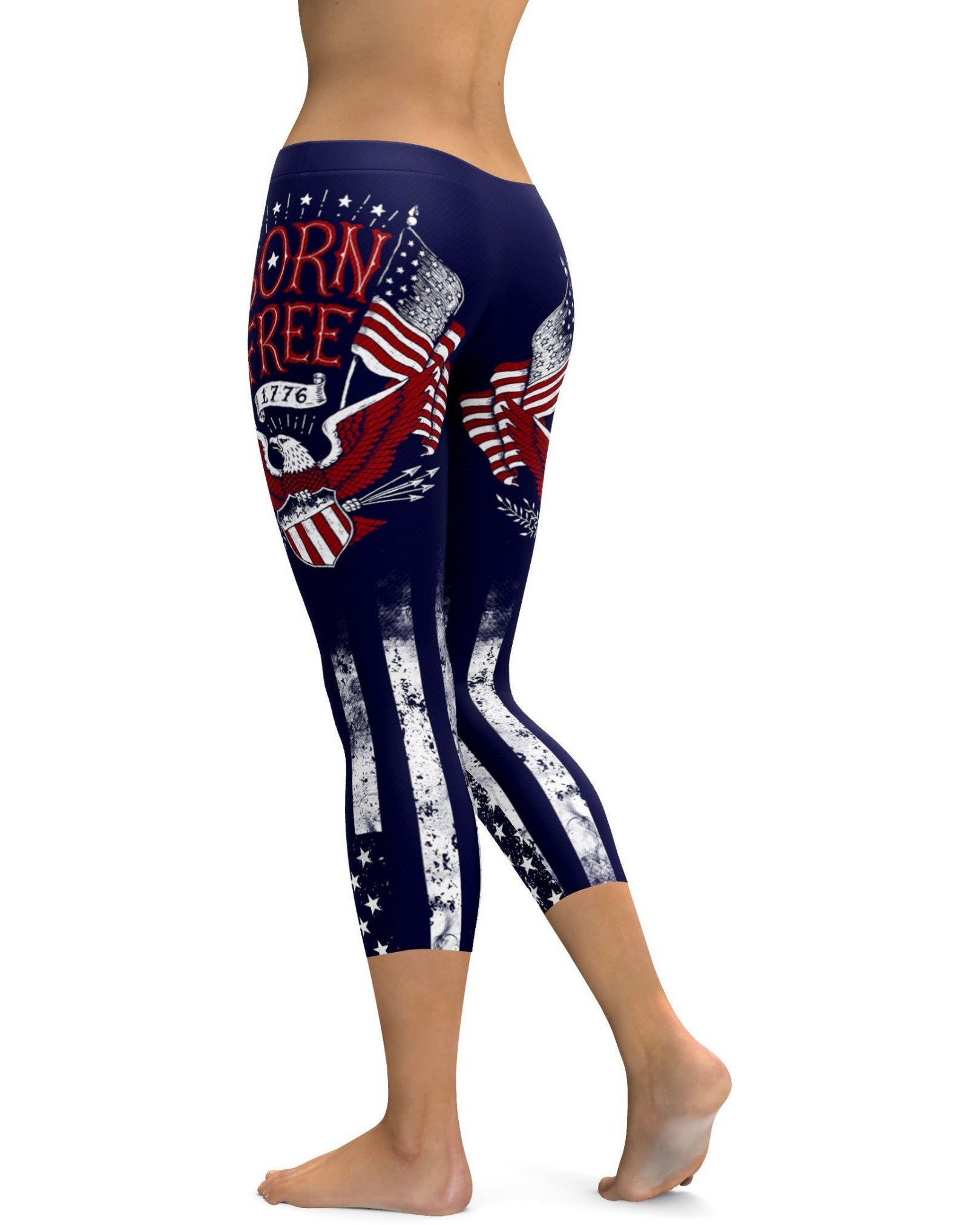American Patriot - Born Free Capris | Gearbunch