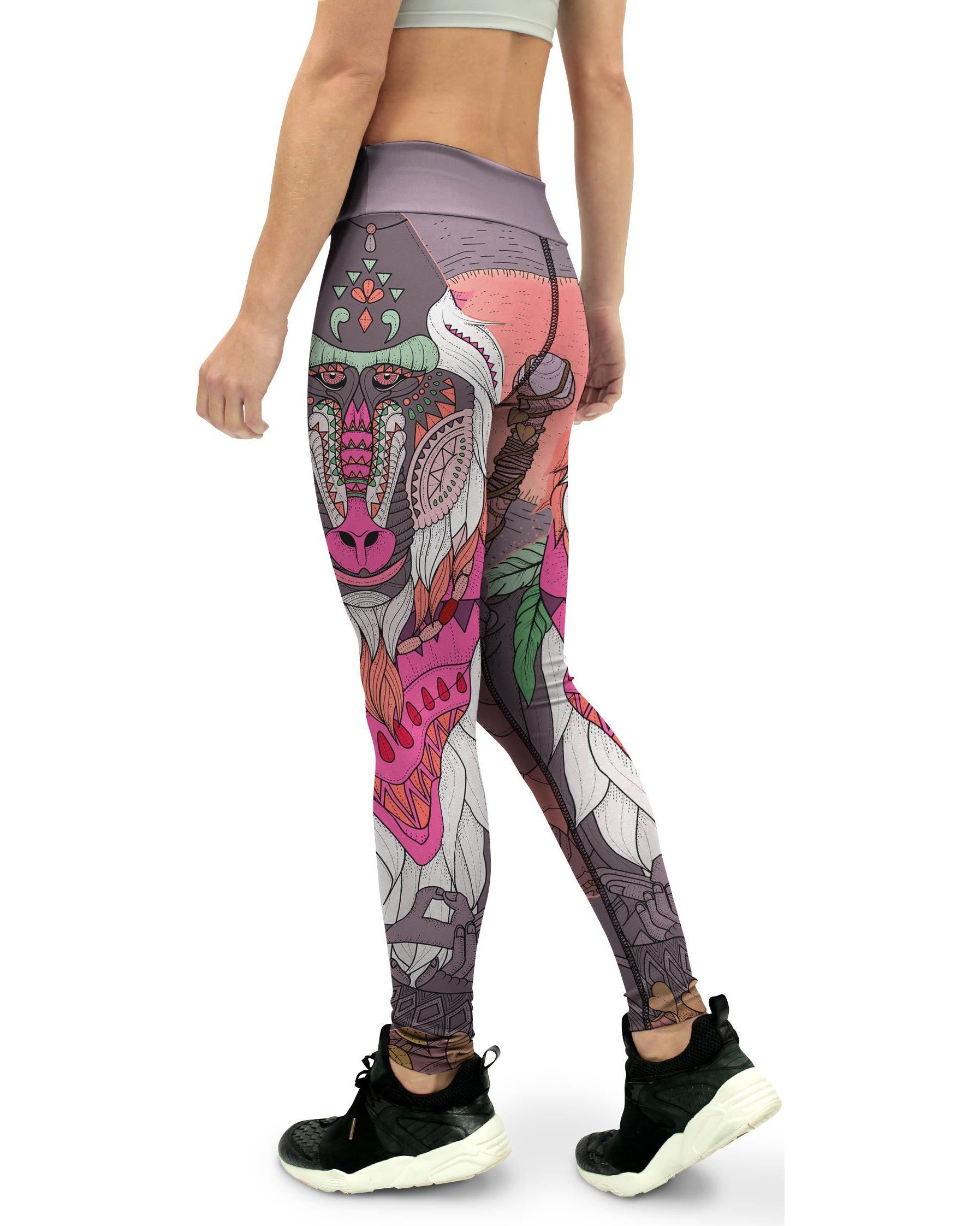Rafiki Inspired Wise Baboon Yoga Pants
