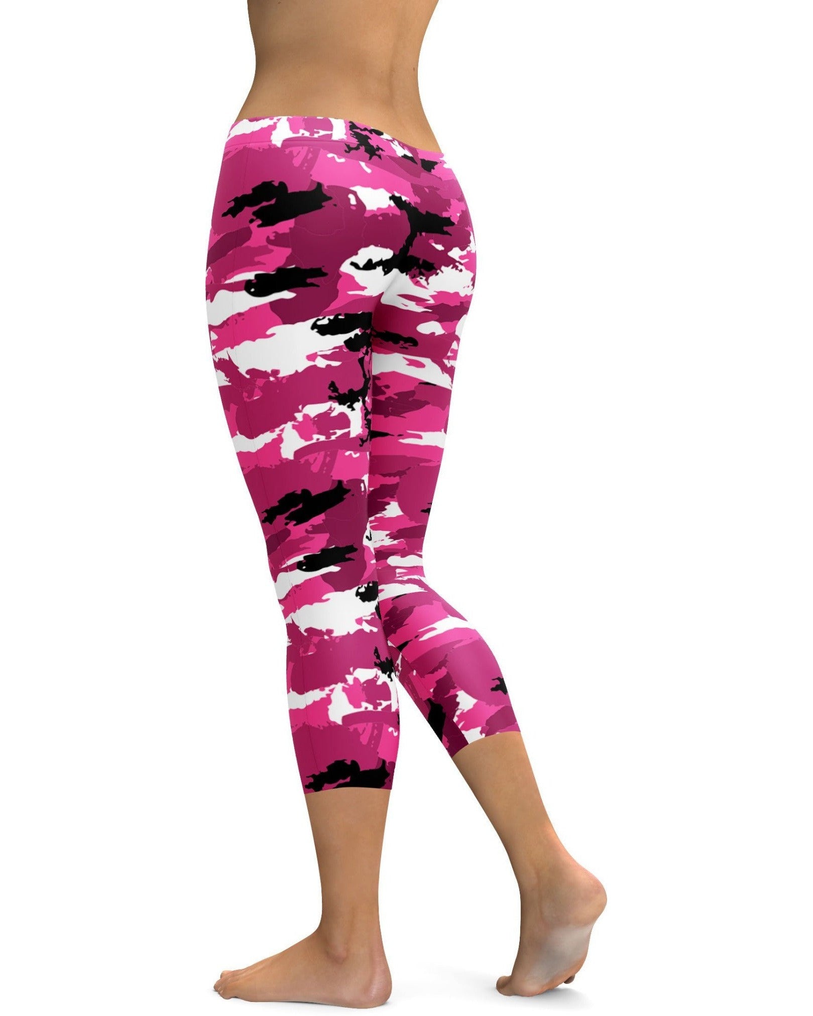 Pink Camo Capris | Gearbunch