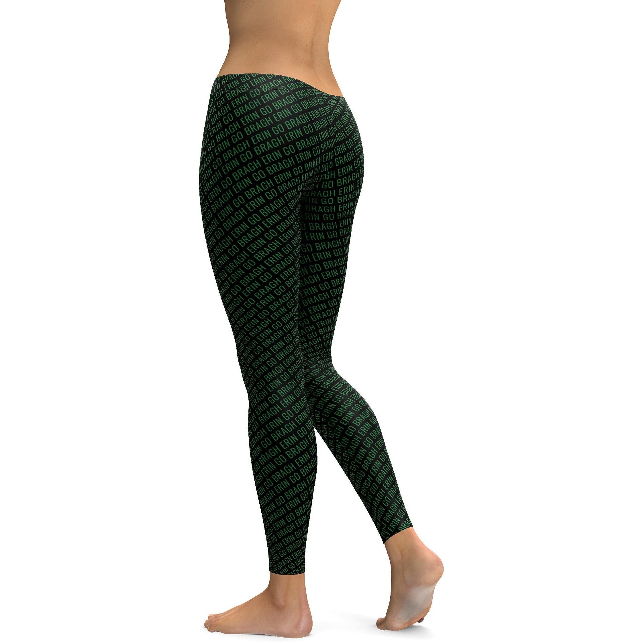 Irish "Erin Go Bragh" Leggings | GearBunch