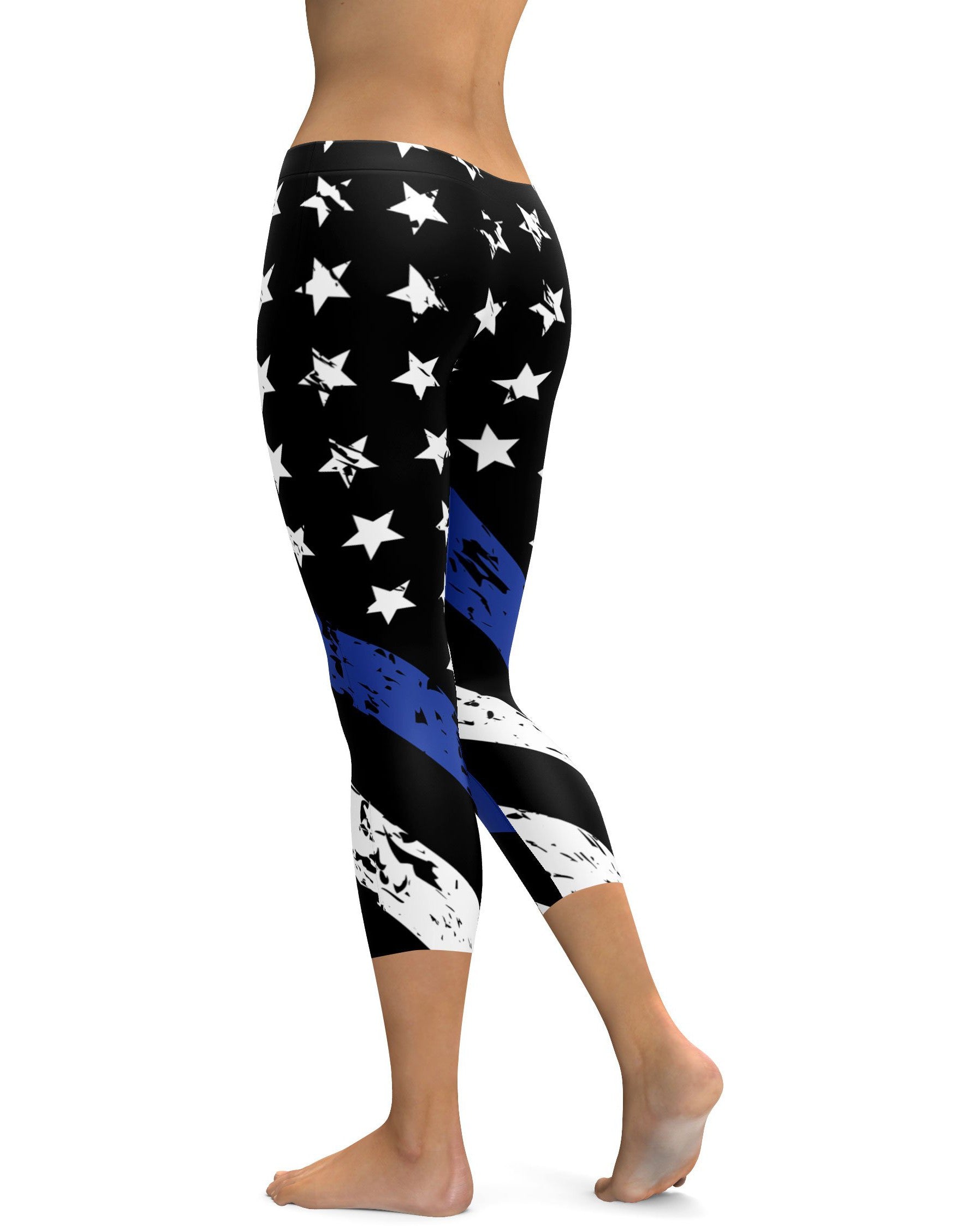 Thin Blue Line Capris | GearBunch