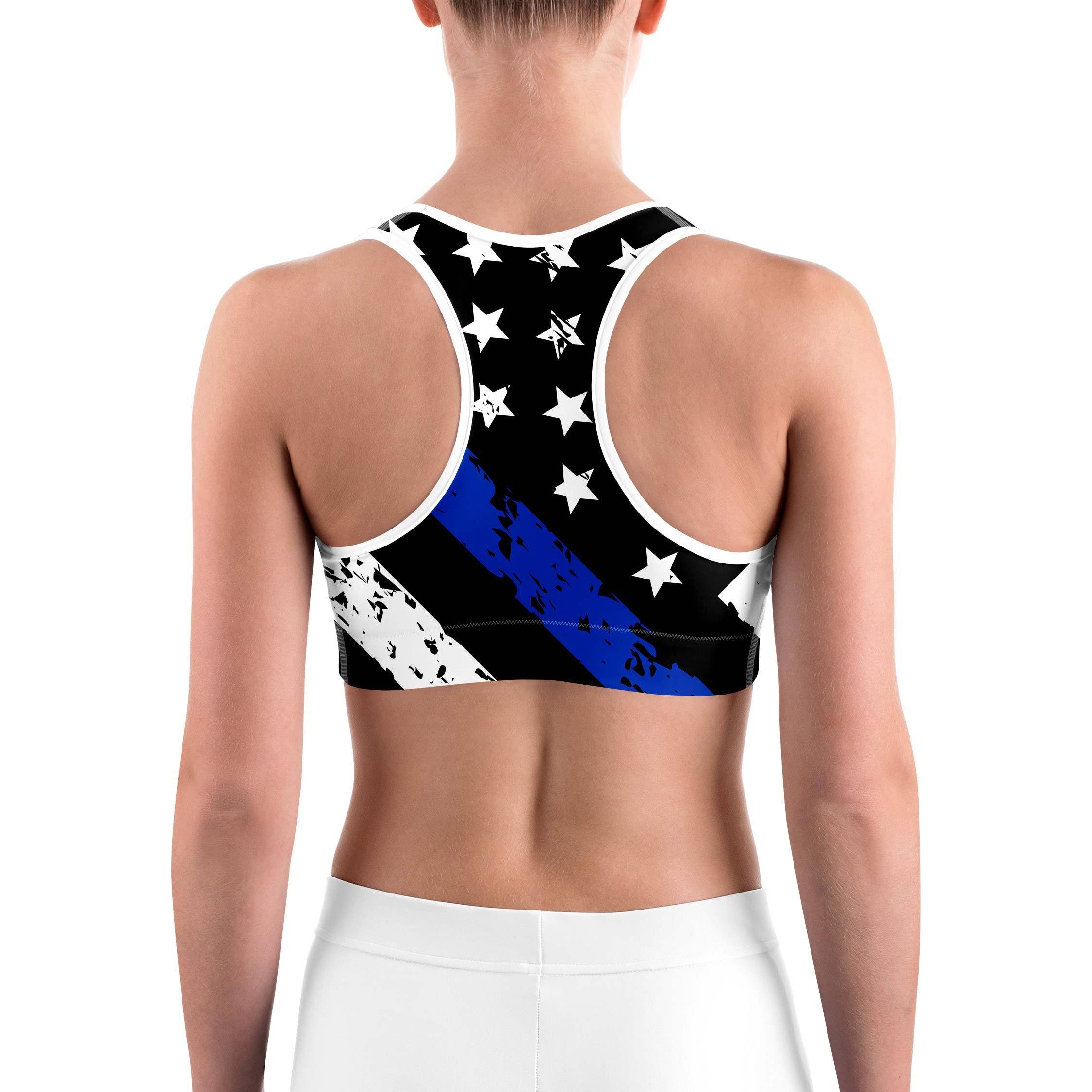 Thin Blue Line Sports bra | GearBunch