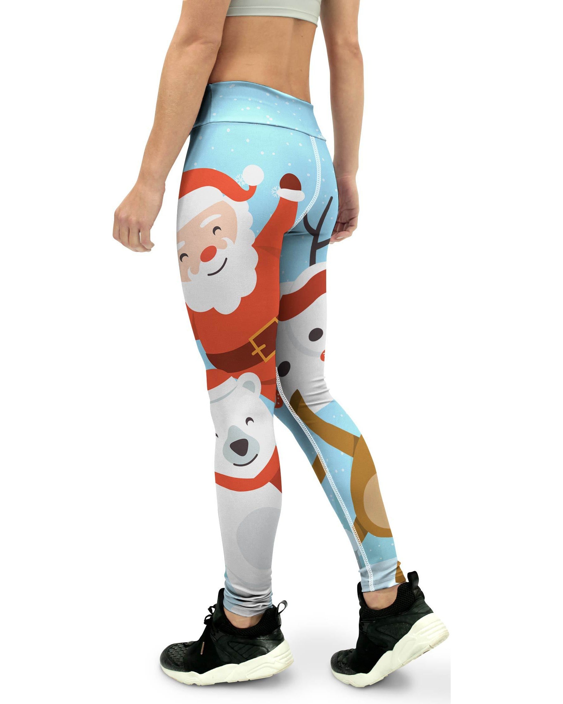 Santa and Friends Yoga Pants