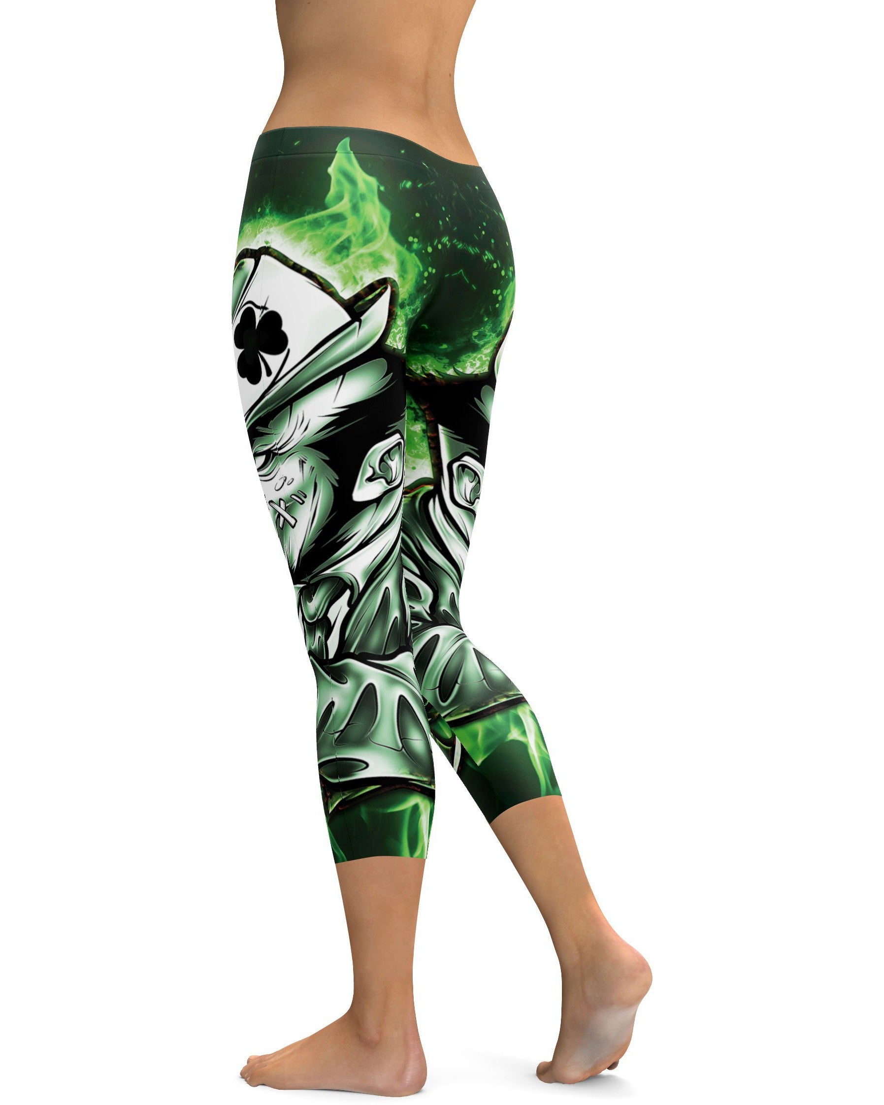 Leprechaun Capris - GearBunch Leggings / Yoga Pants