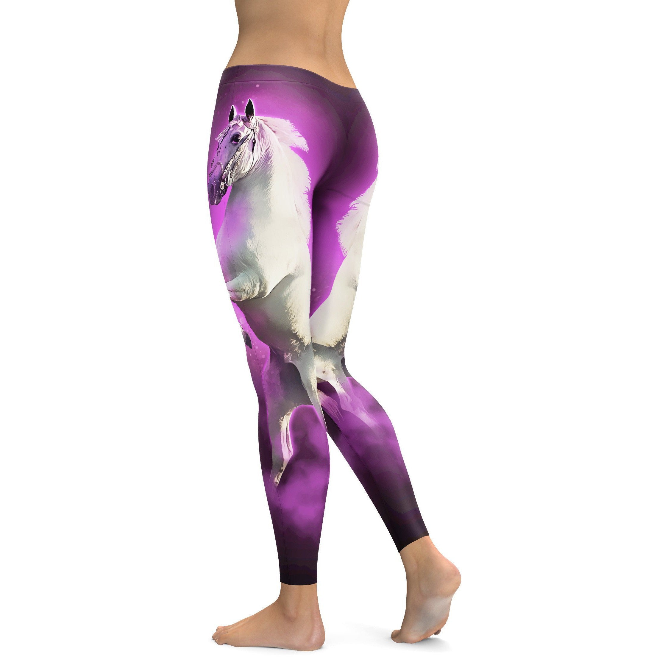 Rearing Horse Leggings - GearBunch Leggings / Yoga Pants