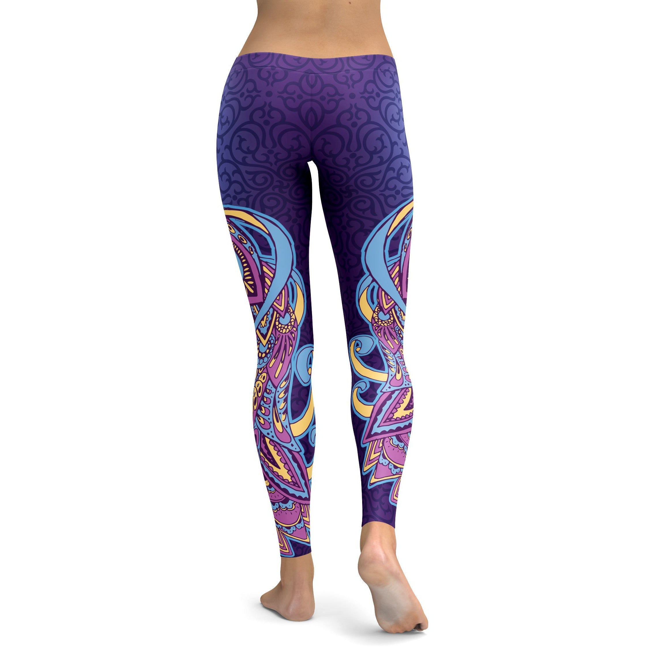 Ornamental Peacock Leggings