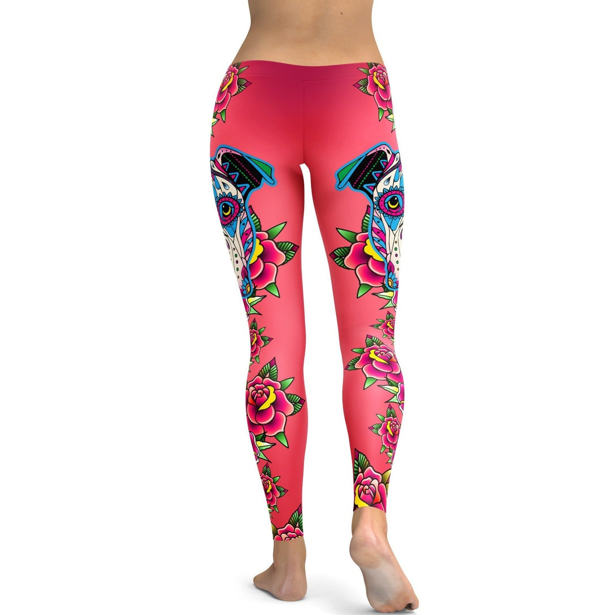 GearBunch - Sugar Skull Boxer Leggings