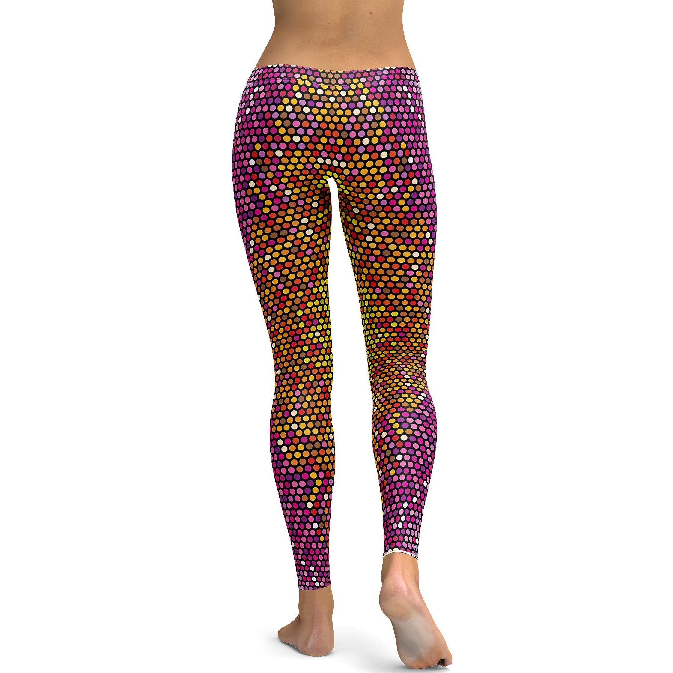 Disco Dots Leggings - GearBunch Leggings / Yoga Pants