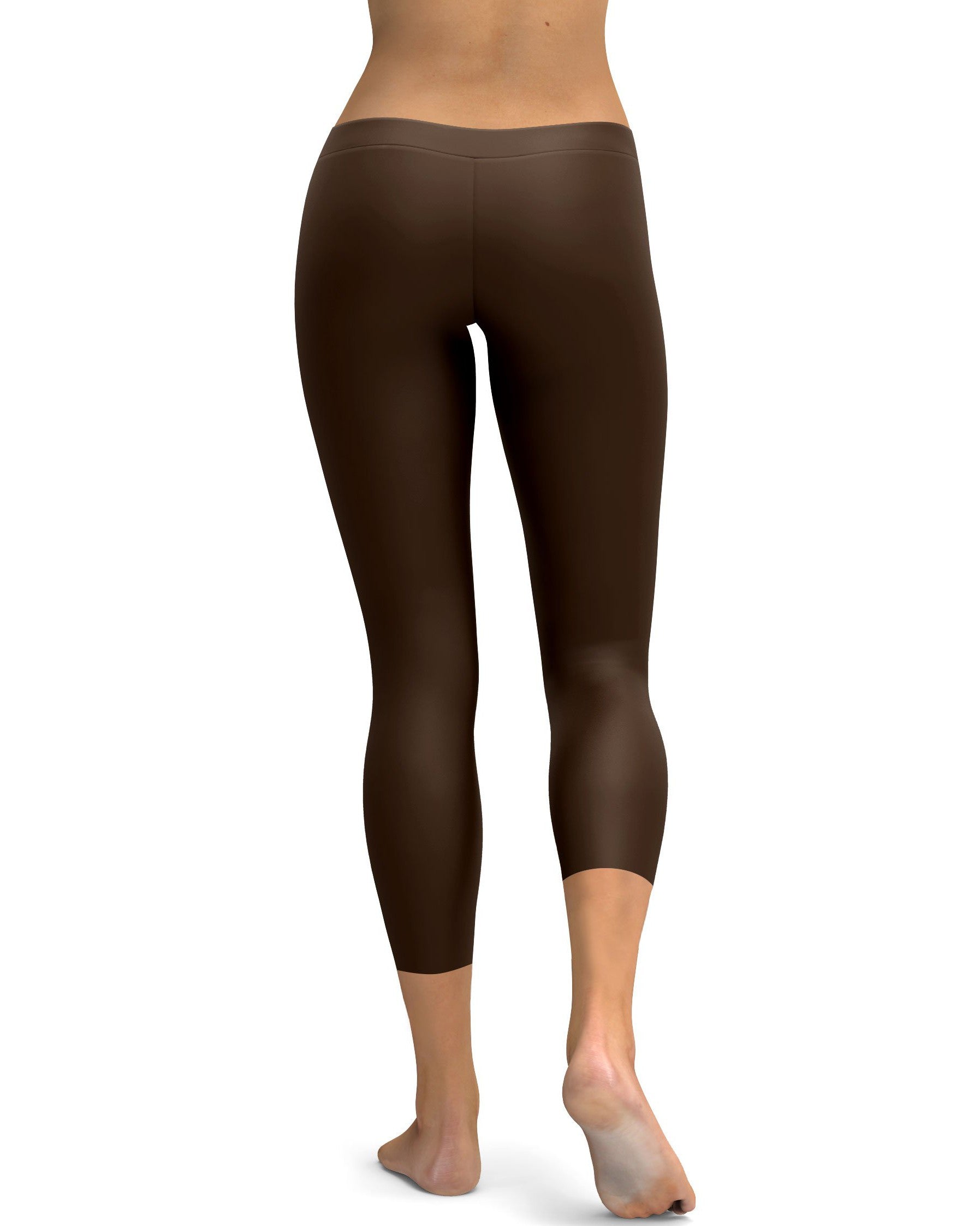 Solid Chocolate Brown Capris (hidden because of quality issues) | GearBunch