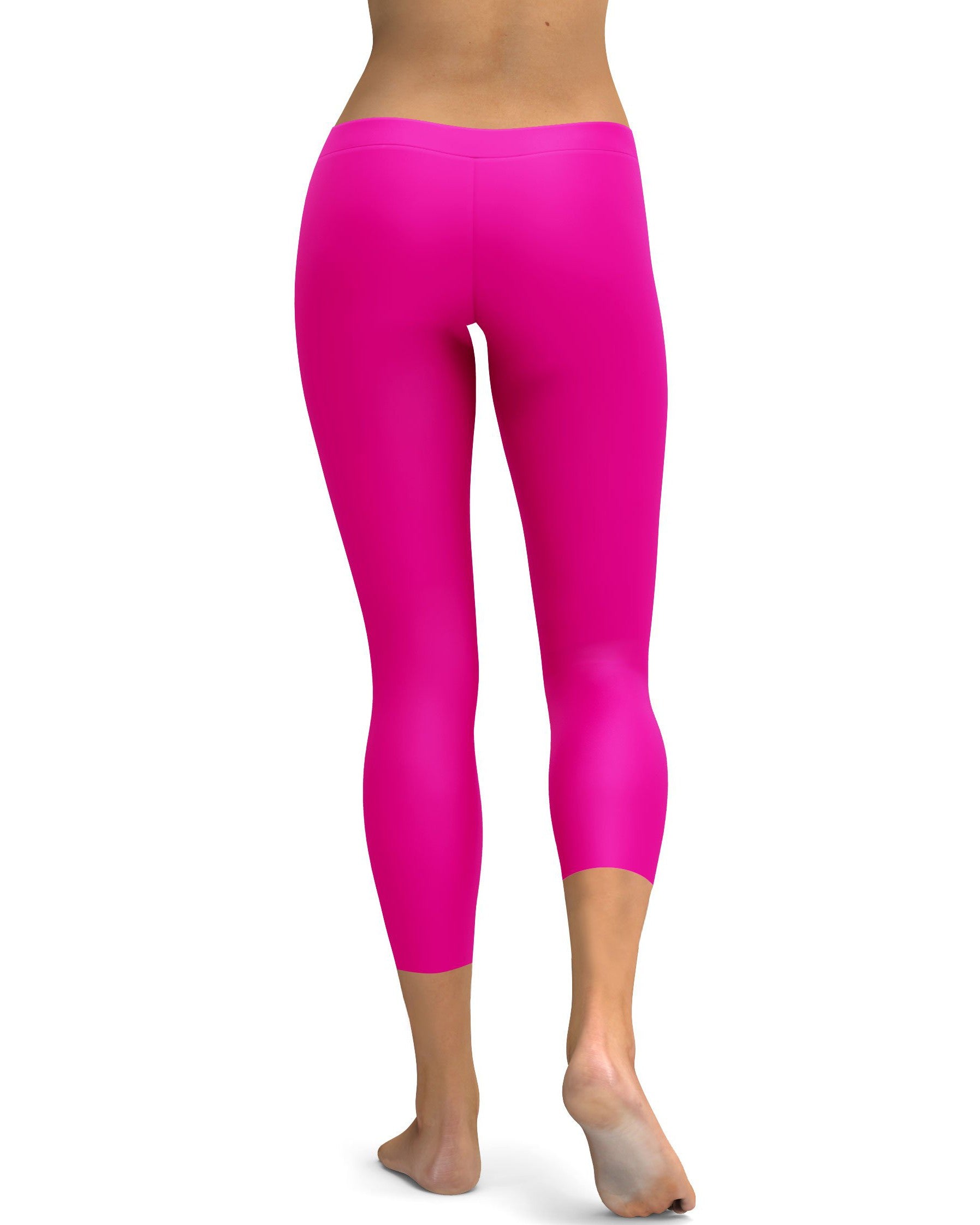 Solid Hot Pink Capris | GearBunch