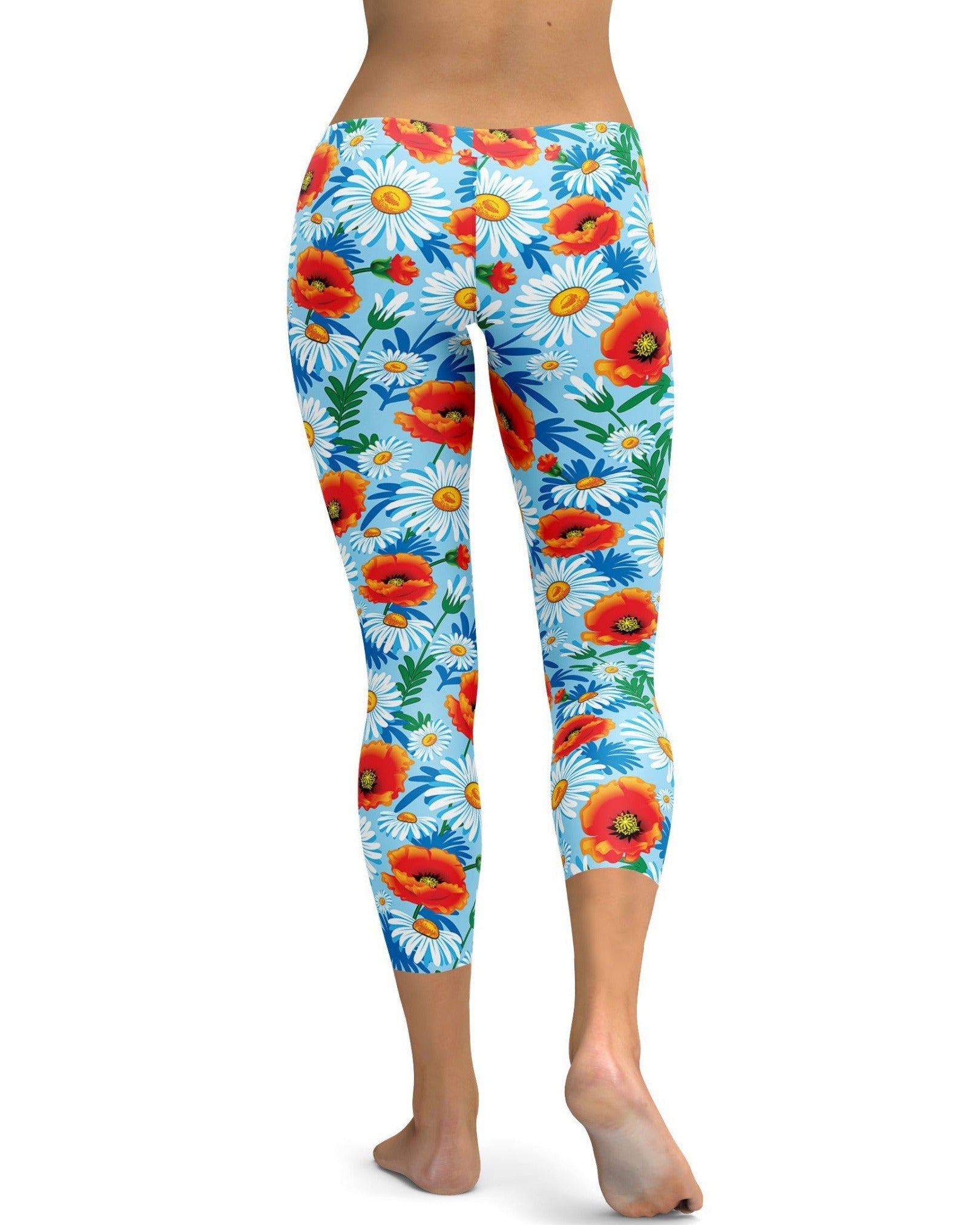 Gearbunch - Poppy & Daisy Floral Capris