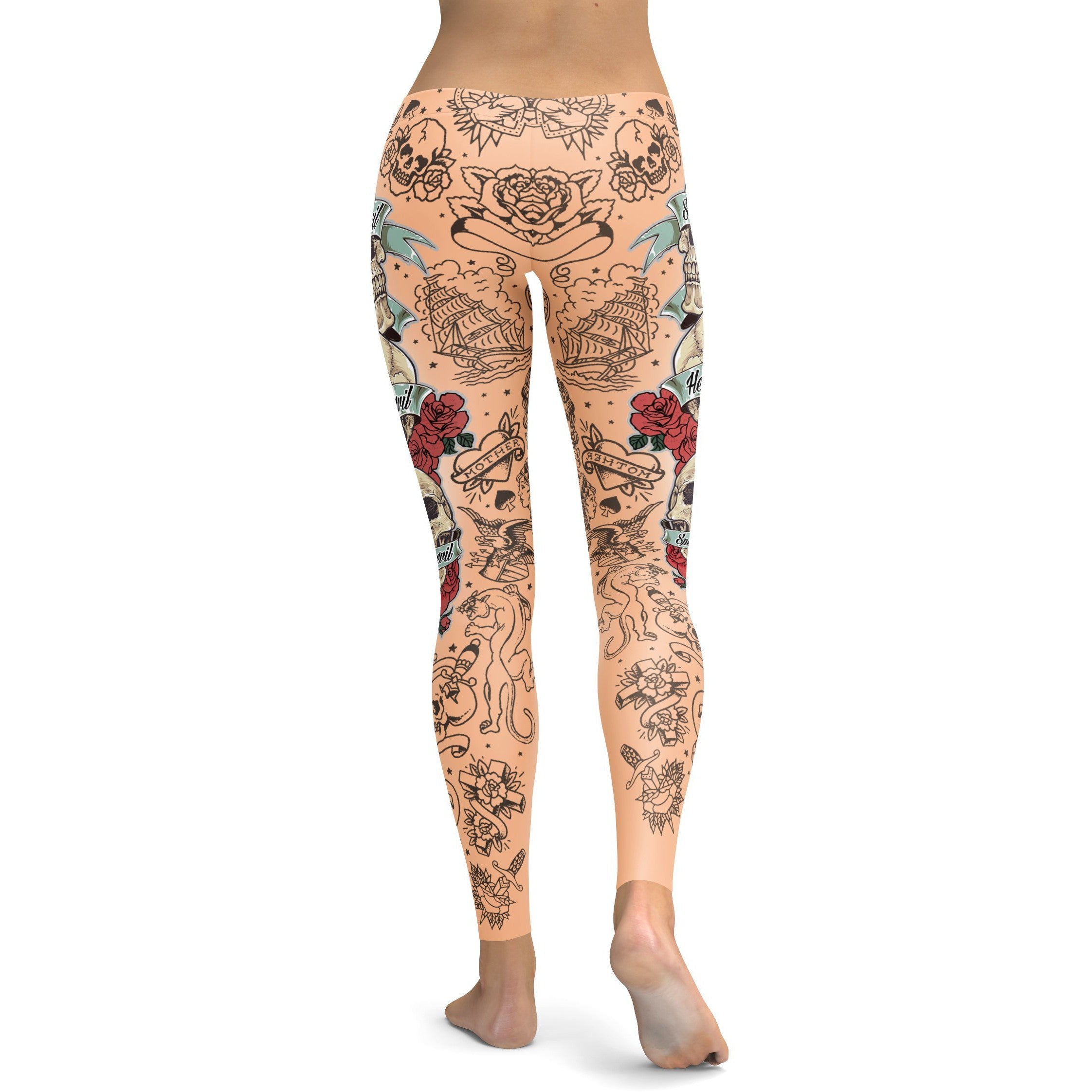 See no evil, Hear no evil, Speak no evil Leggings - GearBunch Leggings / Yoga Pants