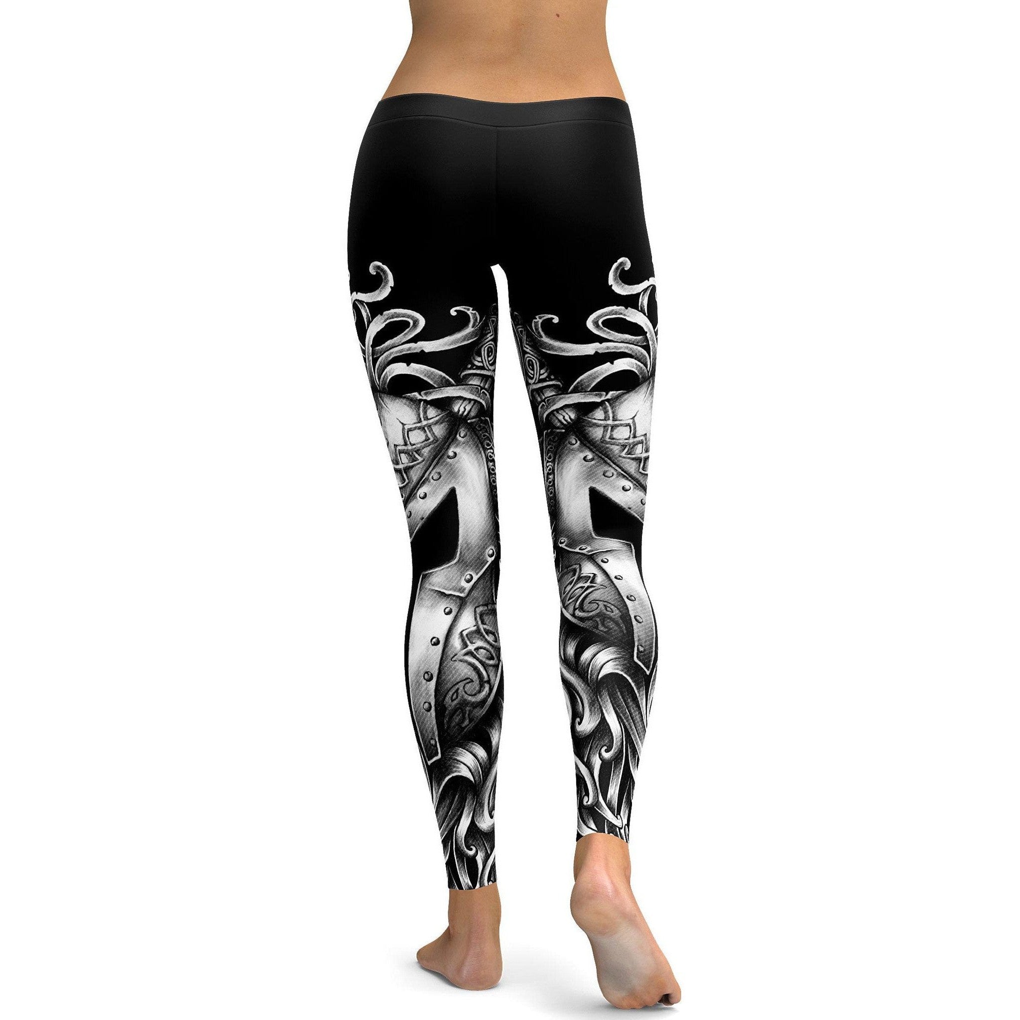 Spartan Warrior Leggings - GearBunch Leggings / Yoga Pants