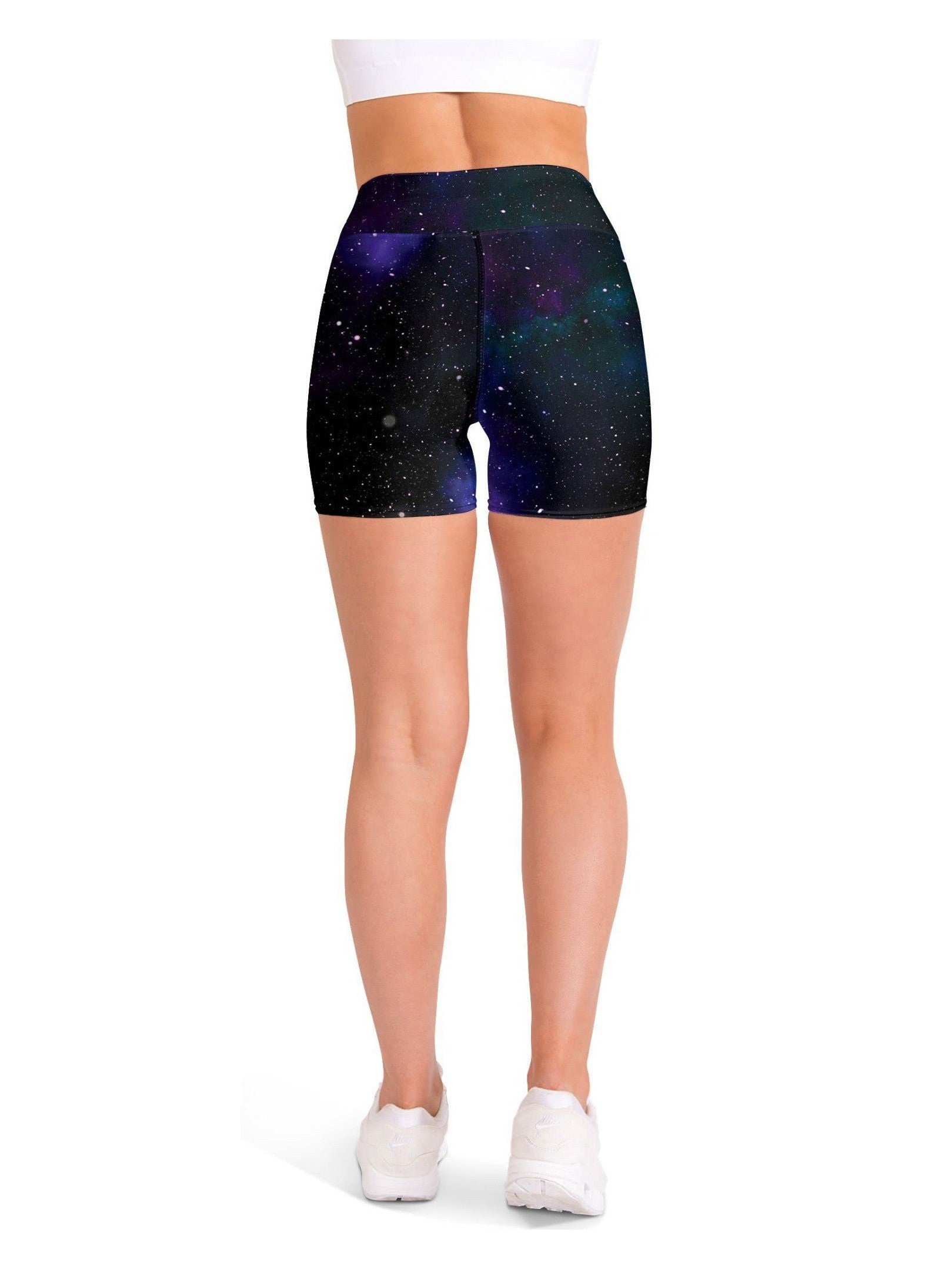 Gearbuch - Purple Galaxy Yoga Shorts