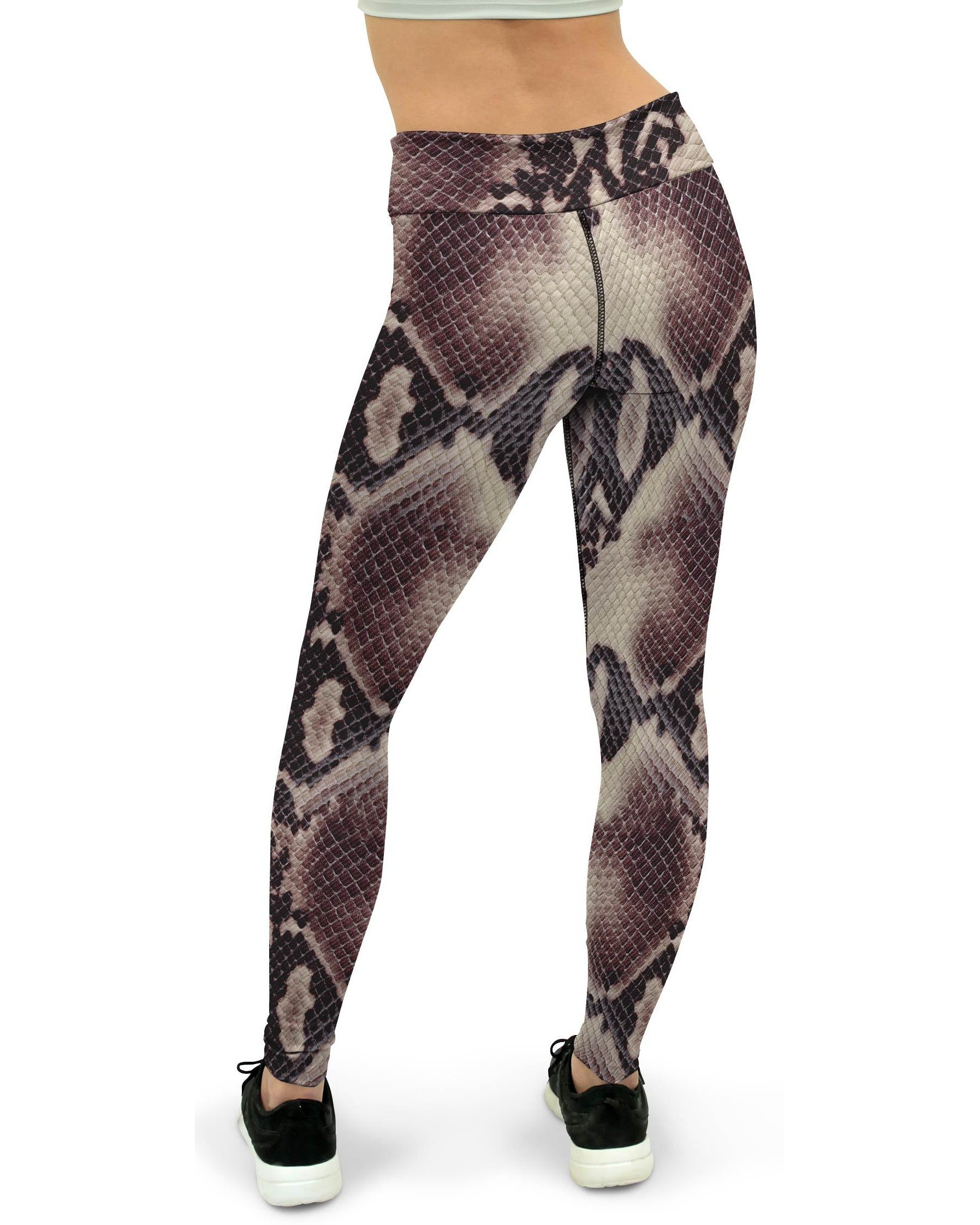 Anaconda Snake Skin Yoga Pants - GearBunch Leggings / Yoga Pants