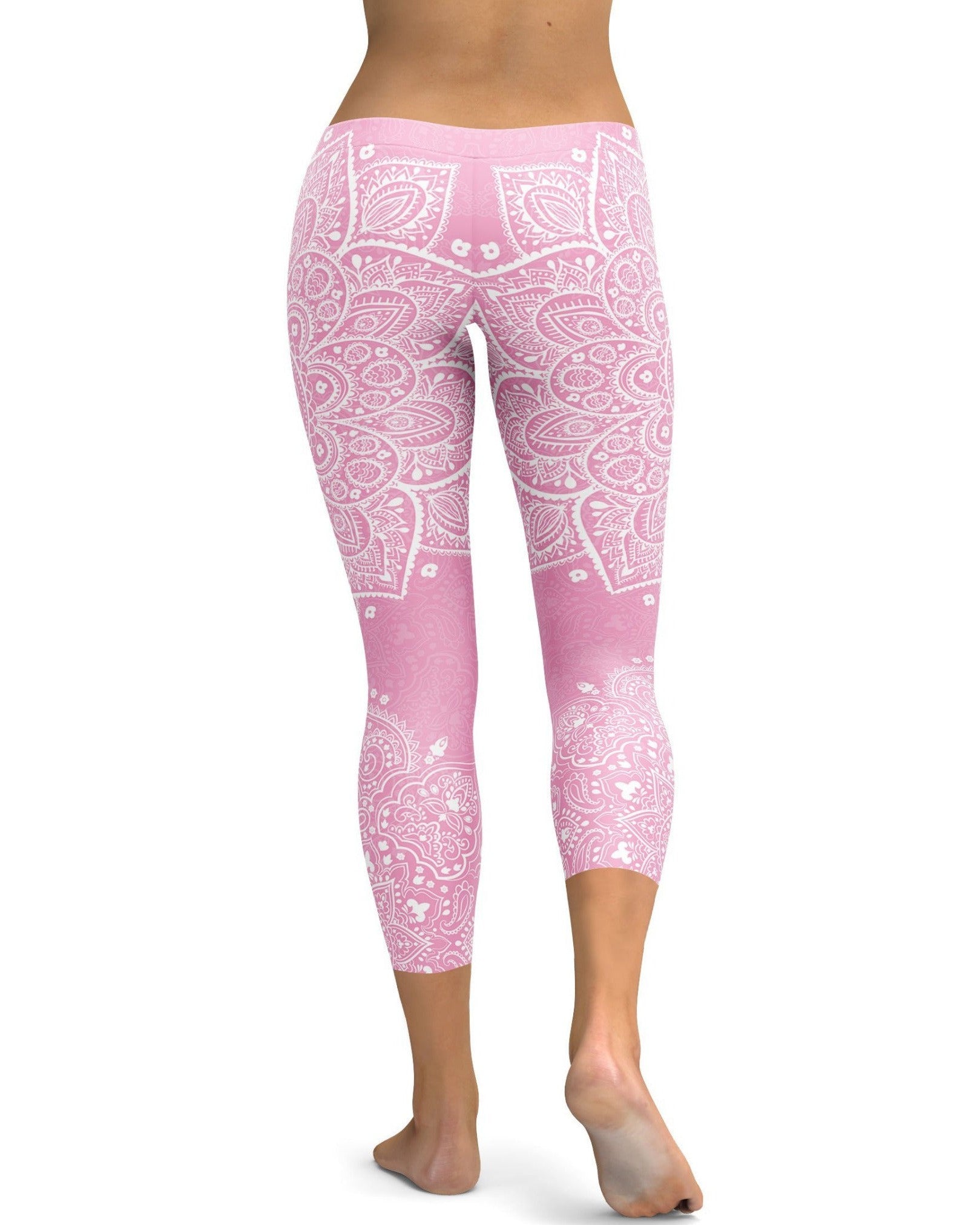 GearBunch - Soft Pink Mandala Capris
