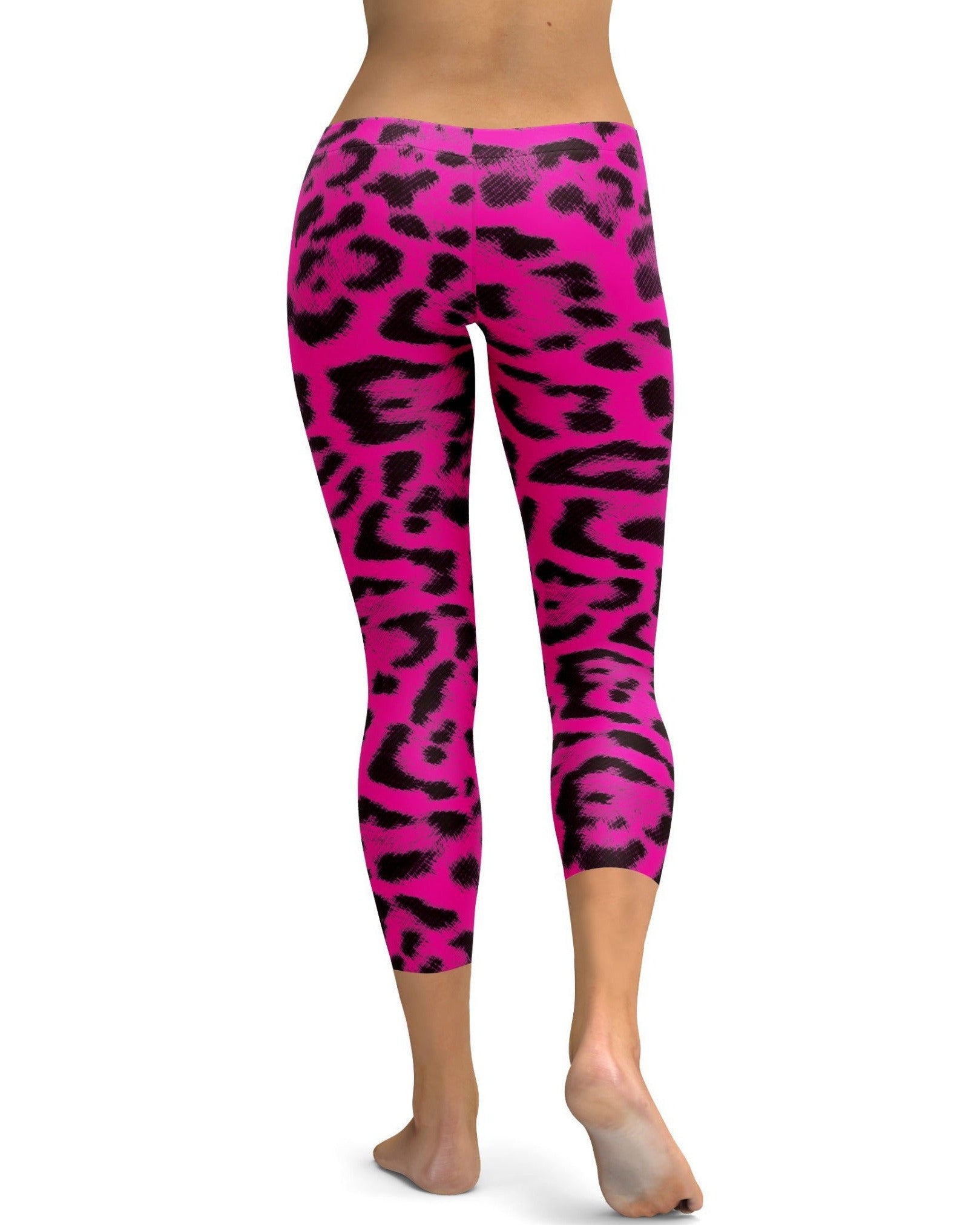 Gearbunch - Pink Leopard Skin Capris