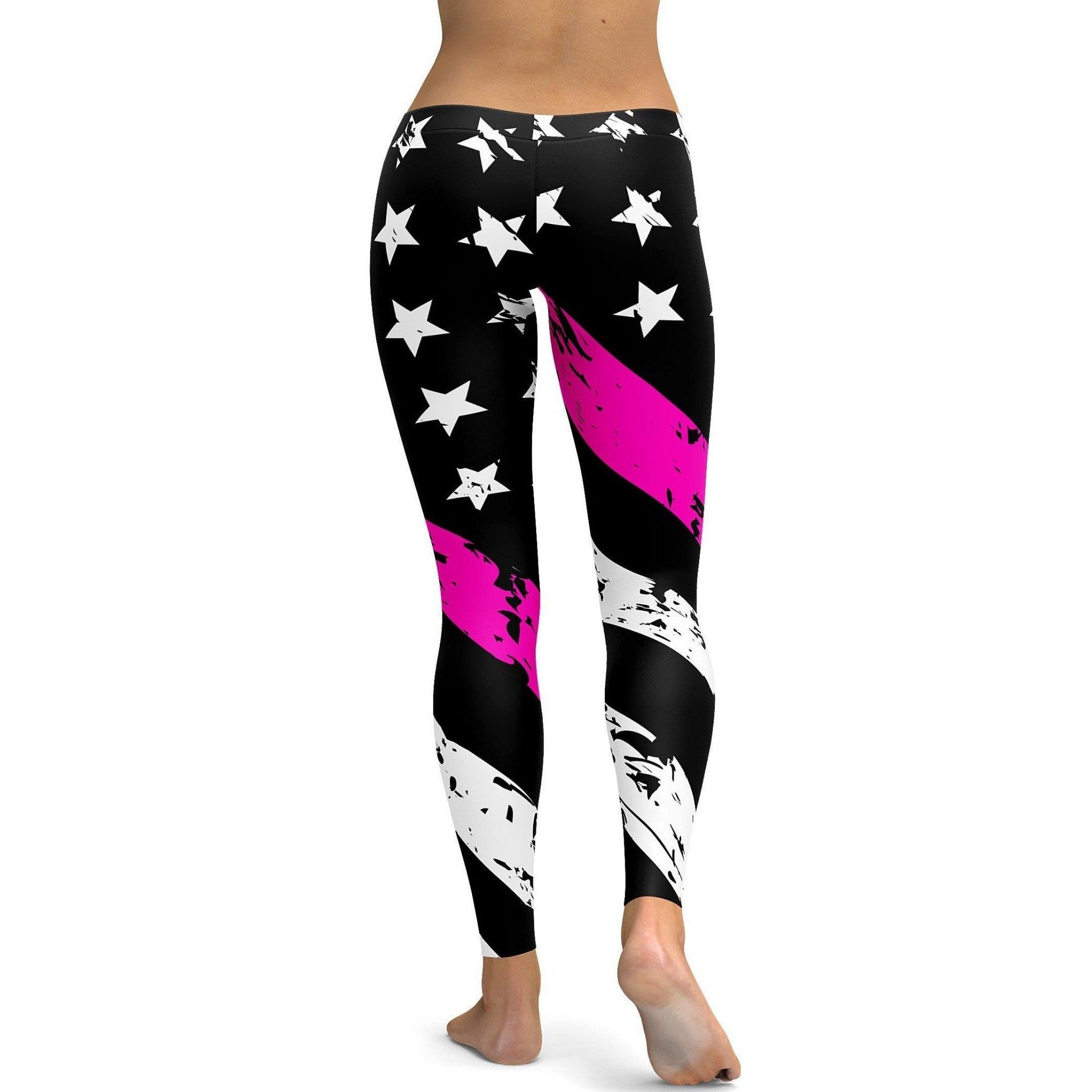 GearBunch - Thin Pink Line Leggings