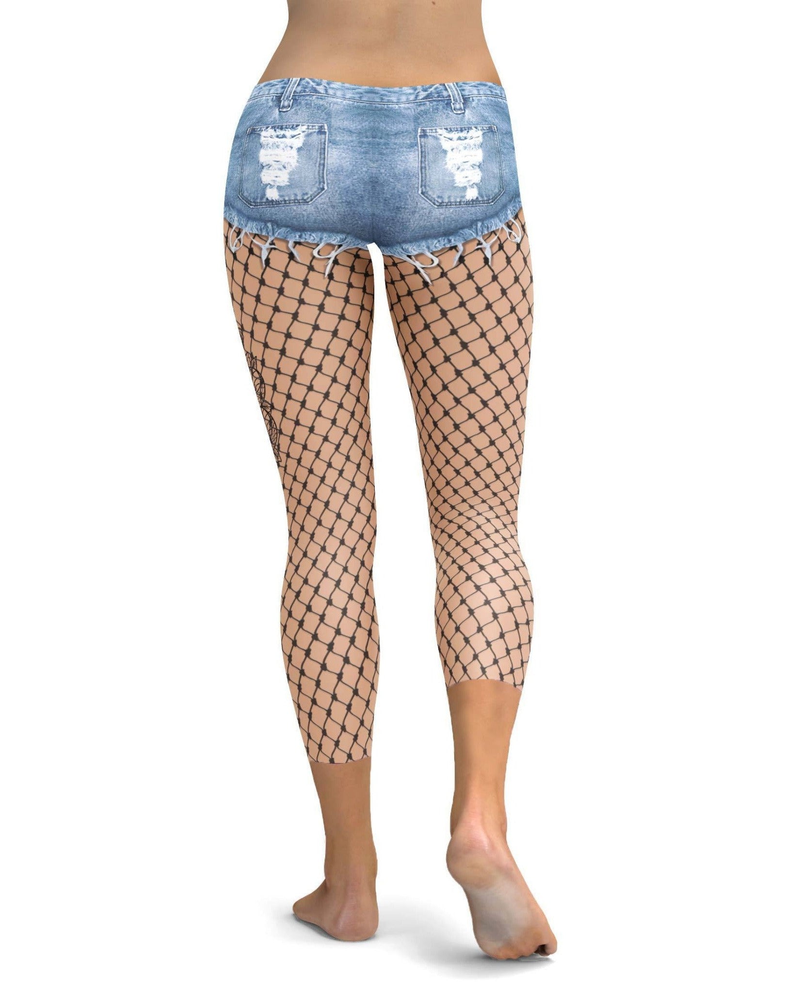 Gearbunch - Faux Pantyhose & Short Capris