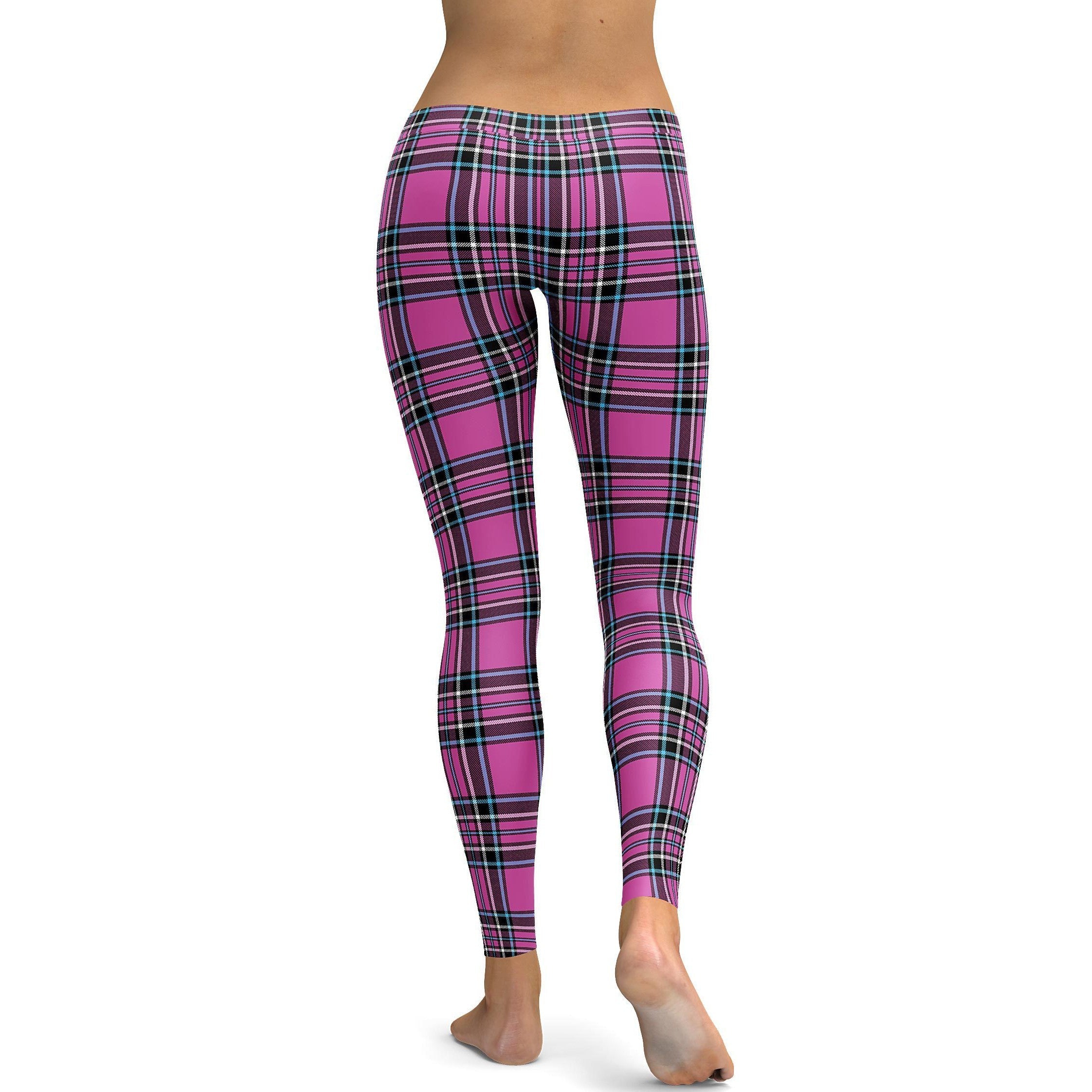 Pink Tartan Leggings