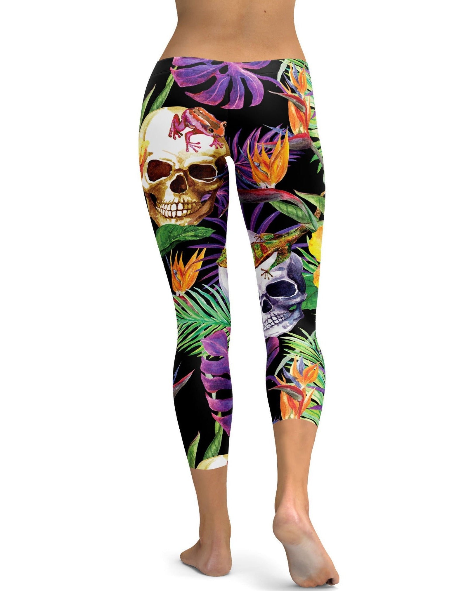 GearBunch - Tropical Skull Capris