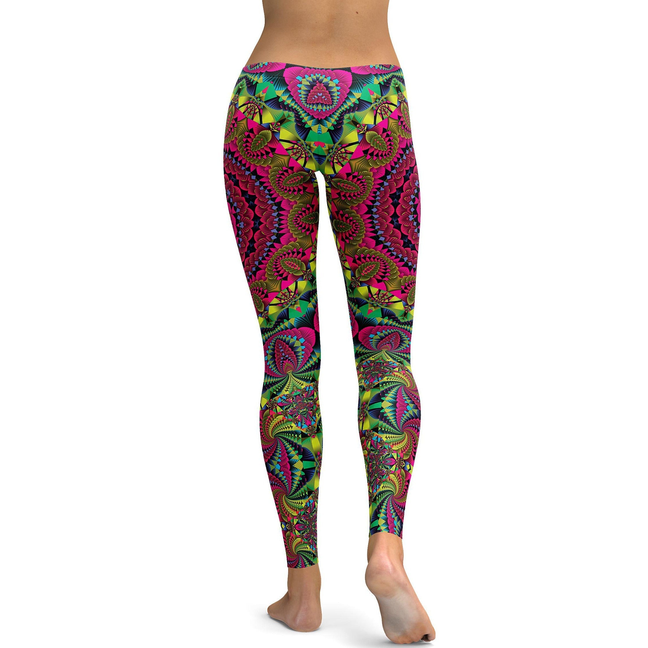Pink Kaleidoscope Leggings