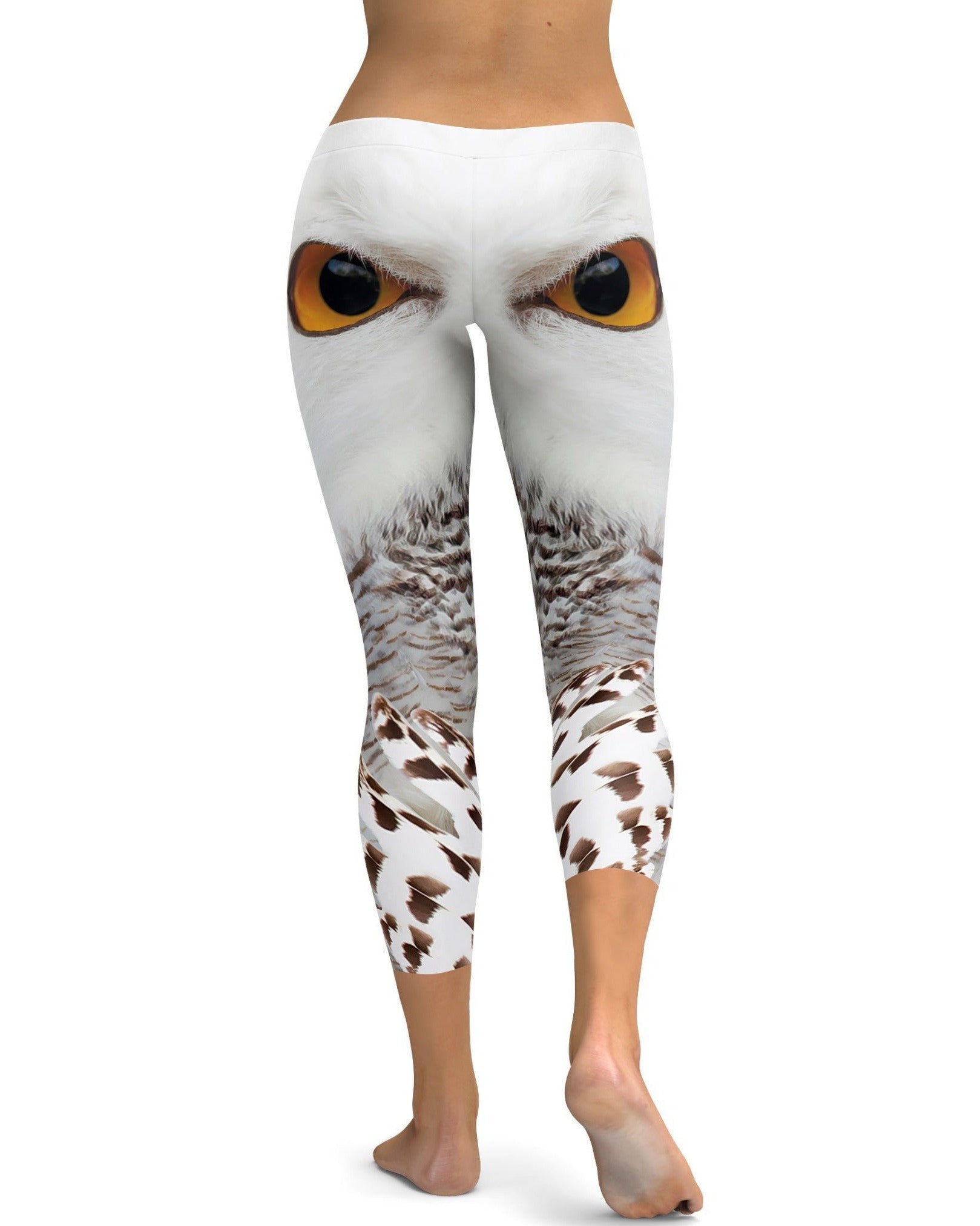 Gearbunch - Snowy Owl Eyes Capris