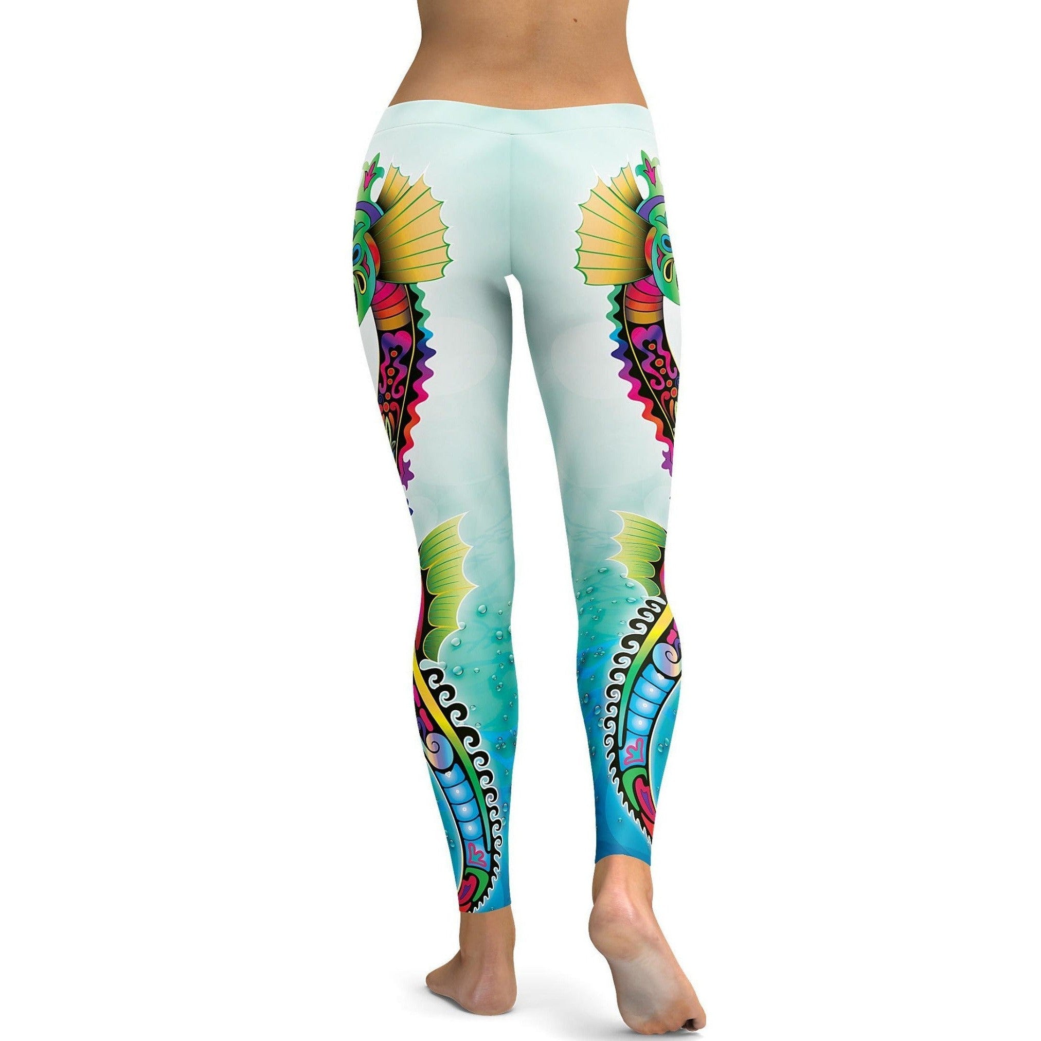 GearBunch - Ornamental Seahorse Leggings