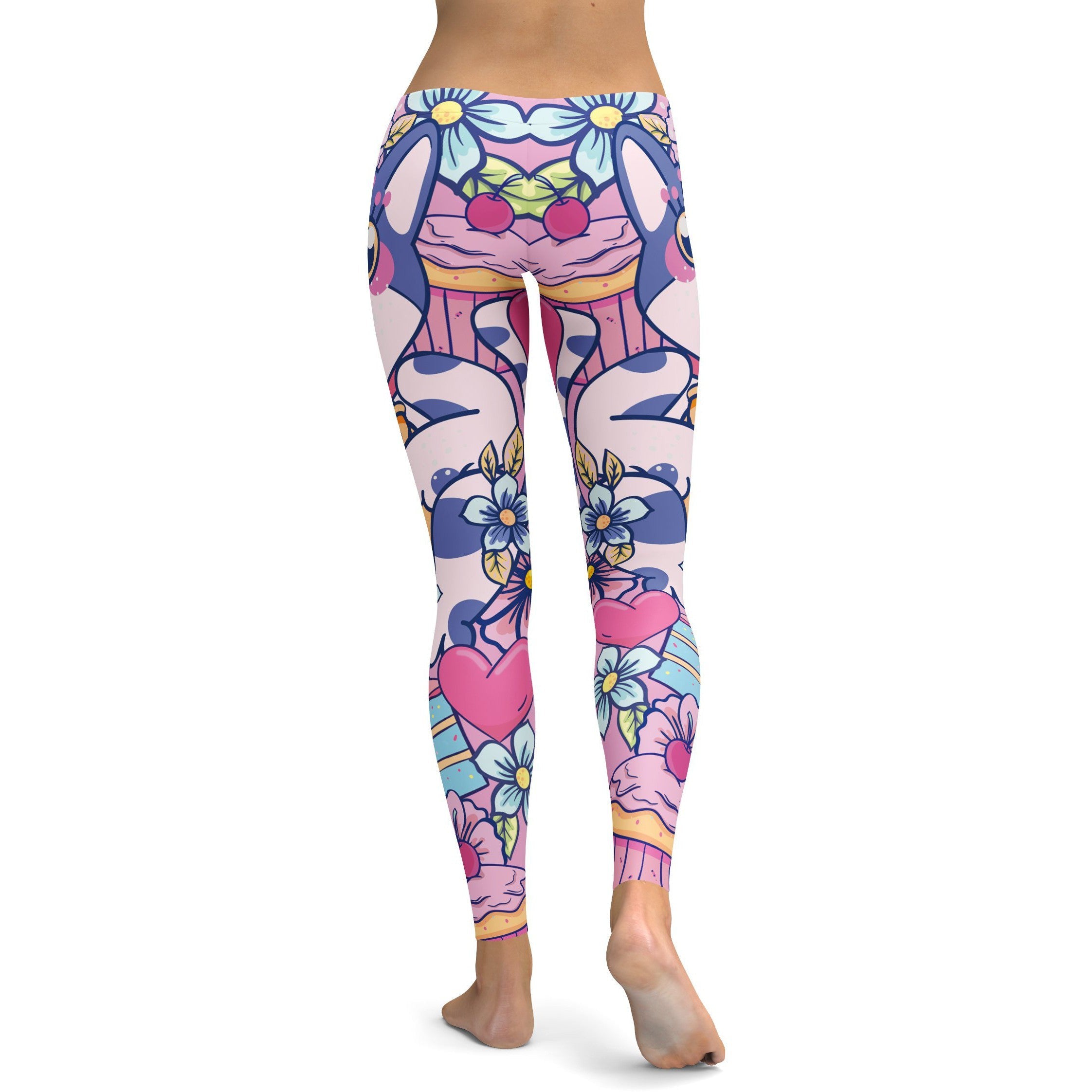 Kawaii - Lucky Cat Leggings - GearBunch Leggings / Yoga Pants