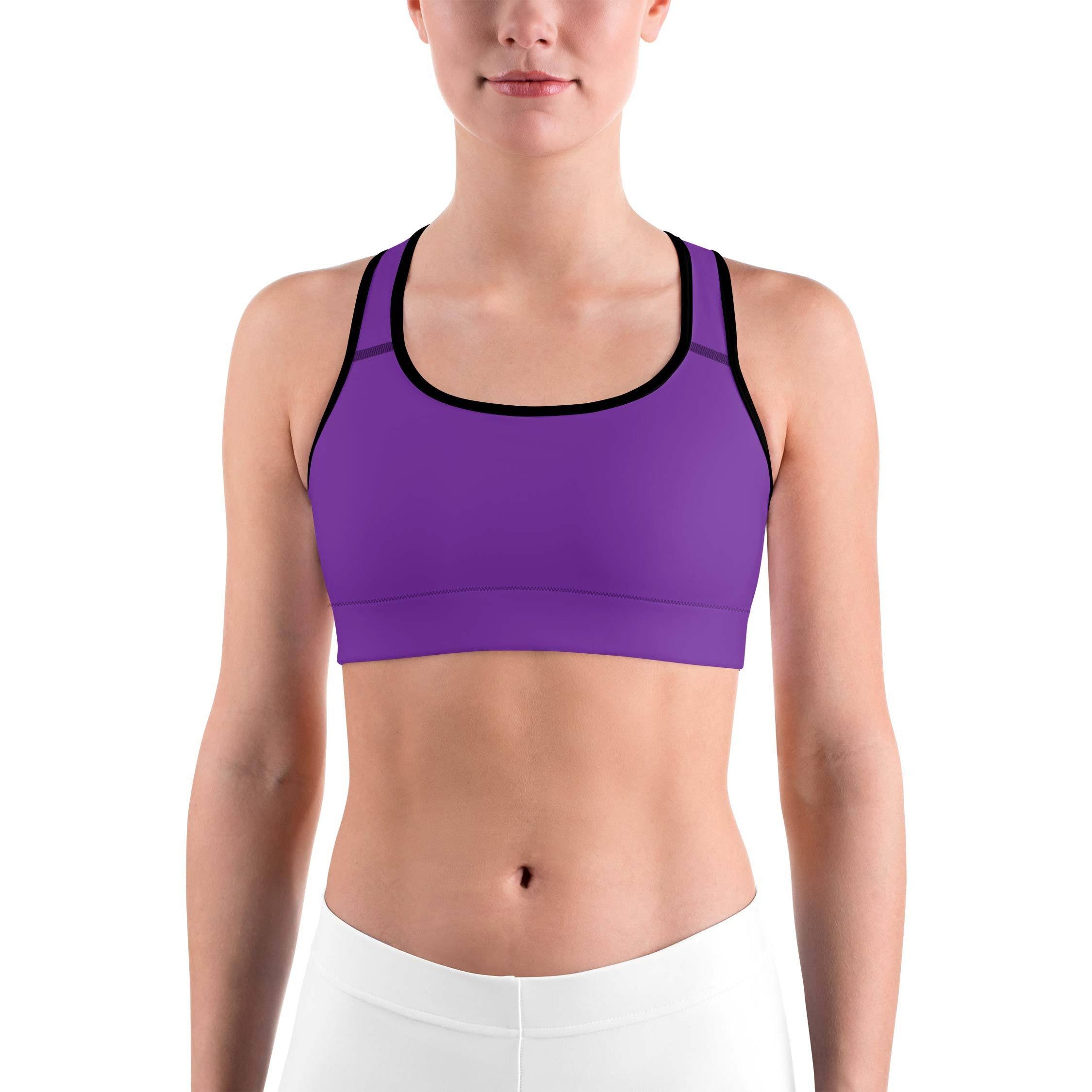 Solid Lavender Sports bra