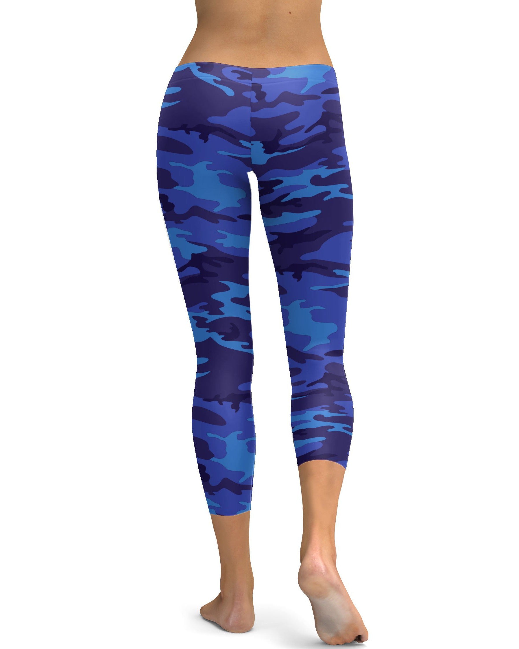 Blue Camo Capris Gearbunch