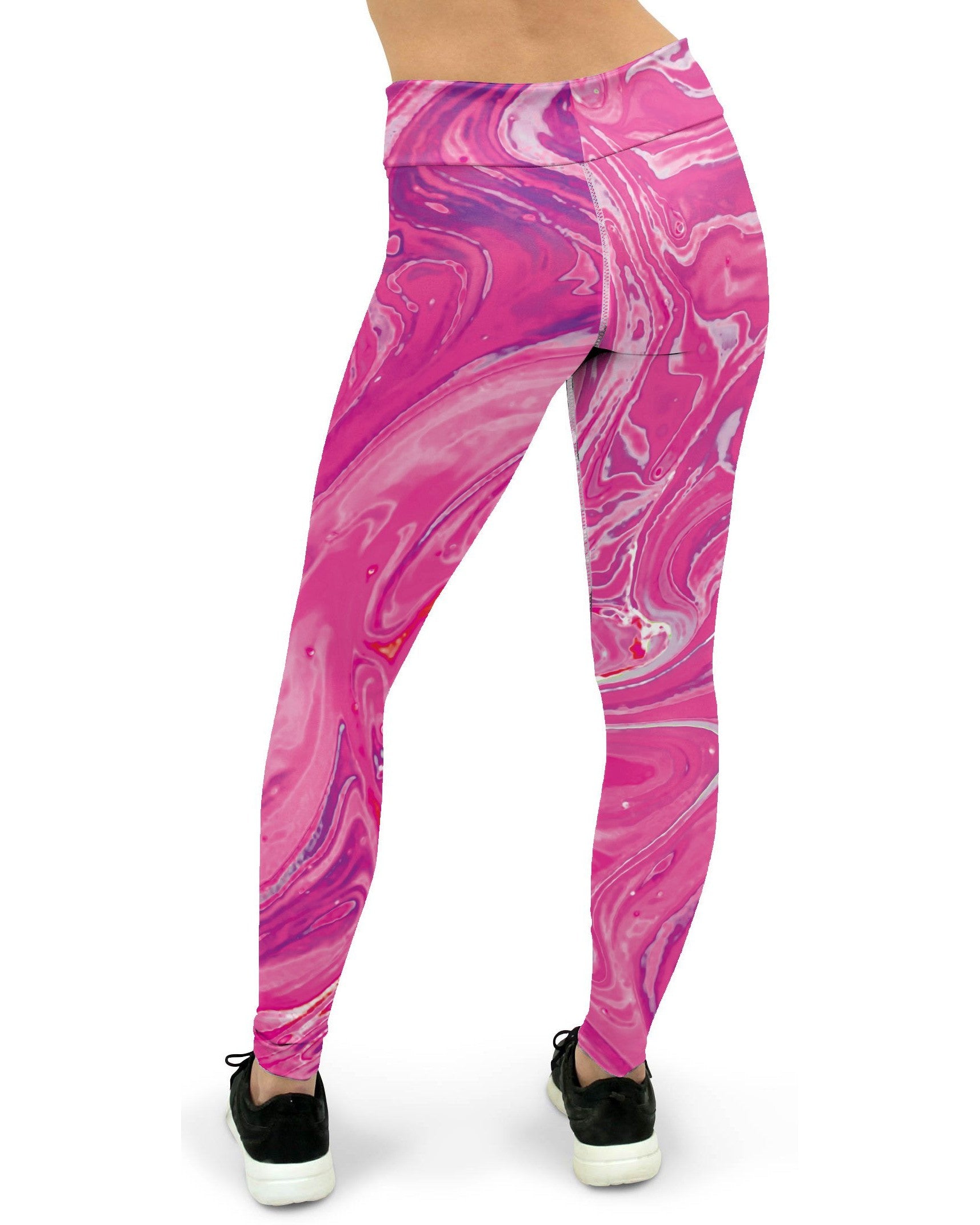 Pink Swirl Yoga Pants Gearbunch