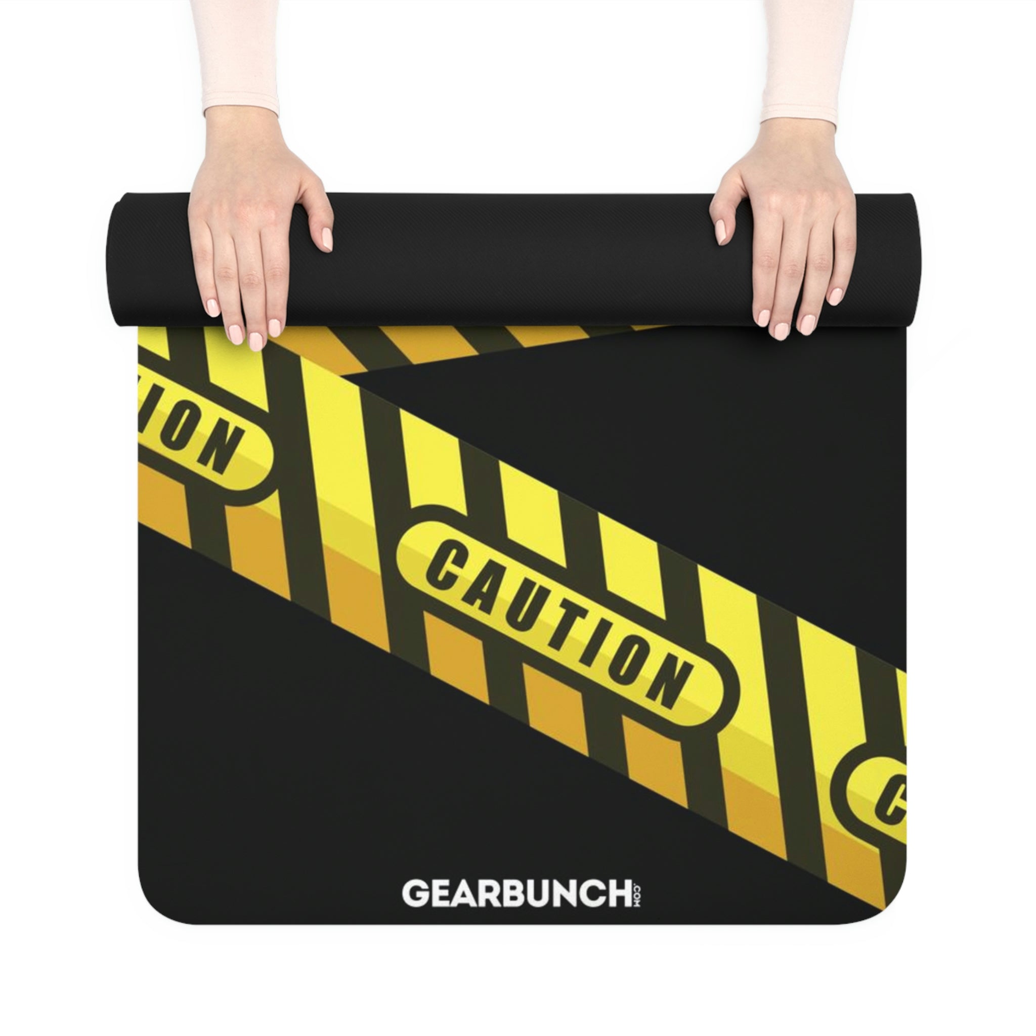 GearBunch Caution Tape Yoga Mat