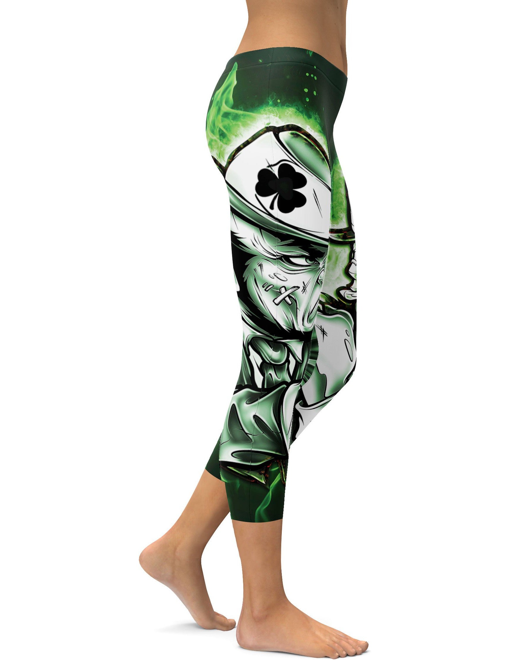 Leprechaun Capris - GearBunch Leggings / Yoga Pants