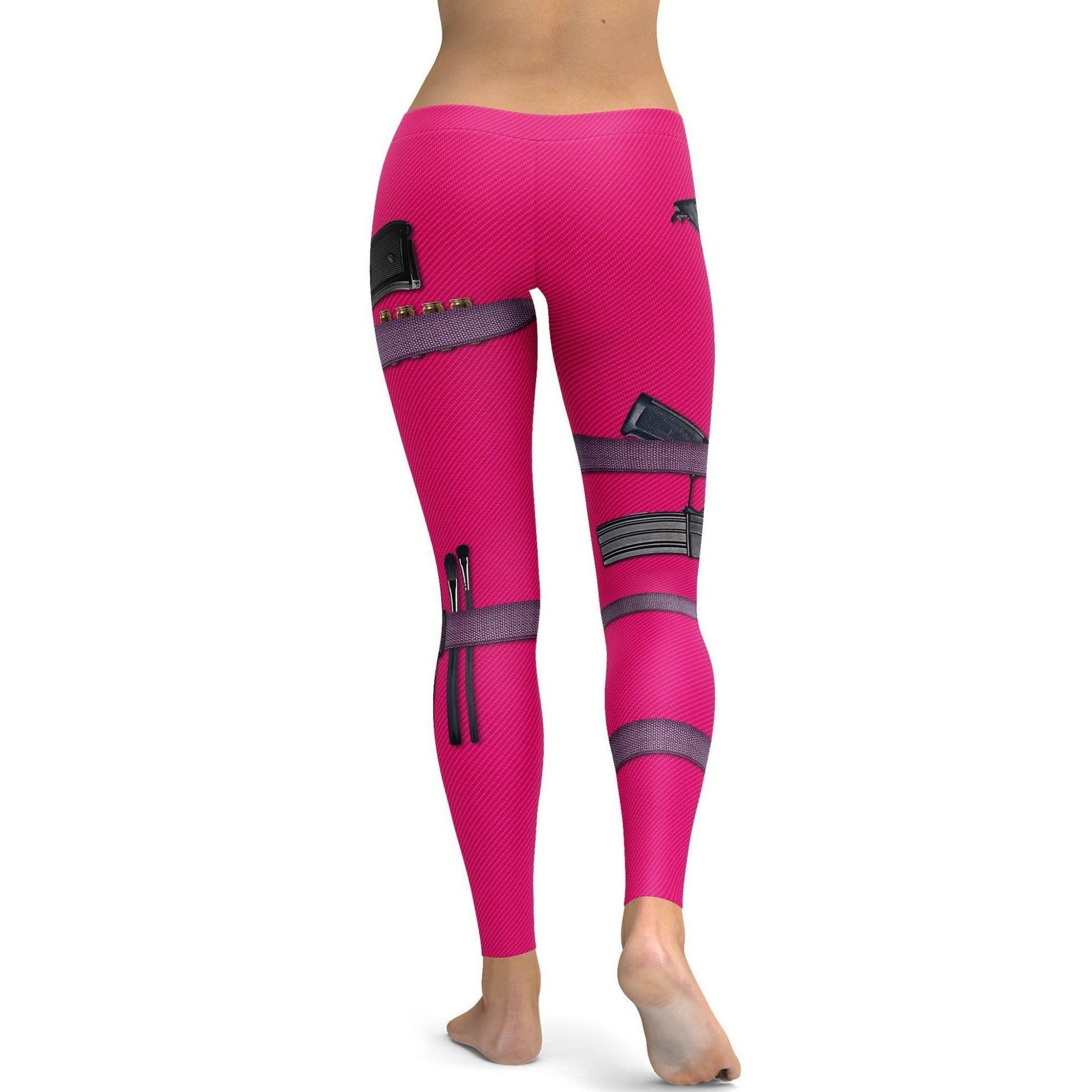 GearBunch | Guns & Make-up Hot Pink Leggings