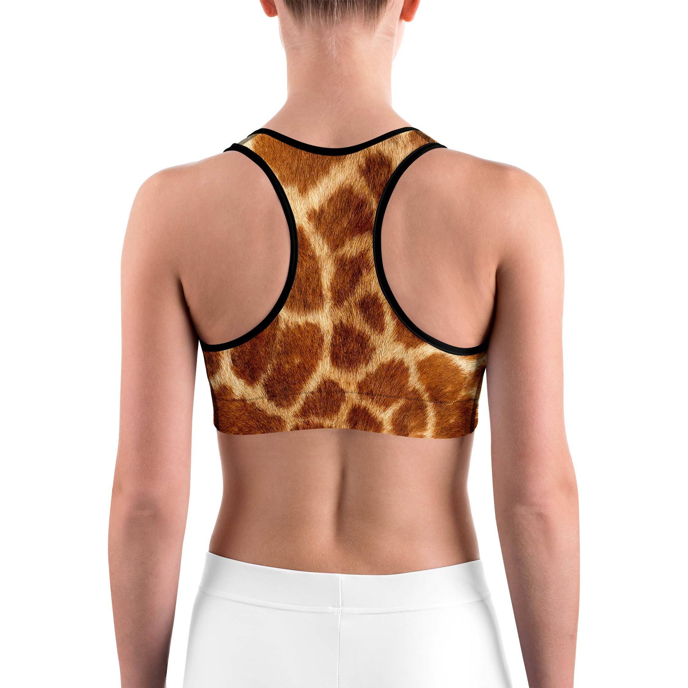 Giraffe Skin Sports bra