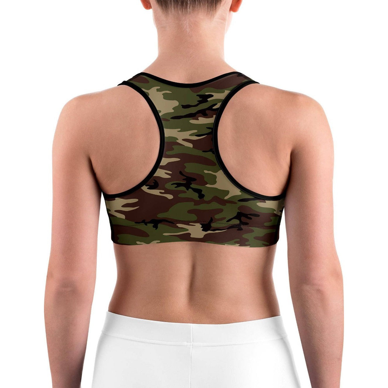 Army Camo Sports bra | GearBunch