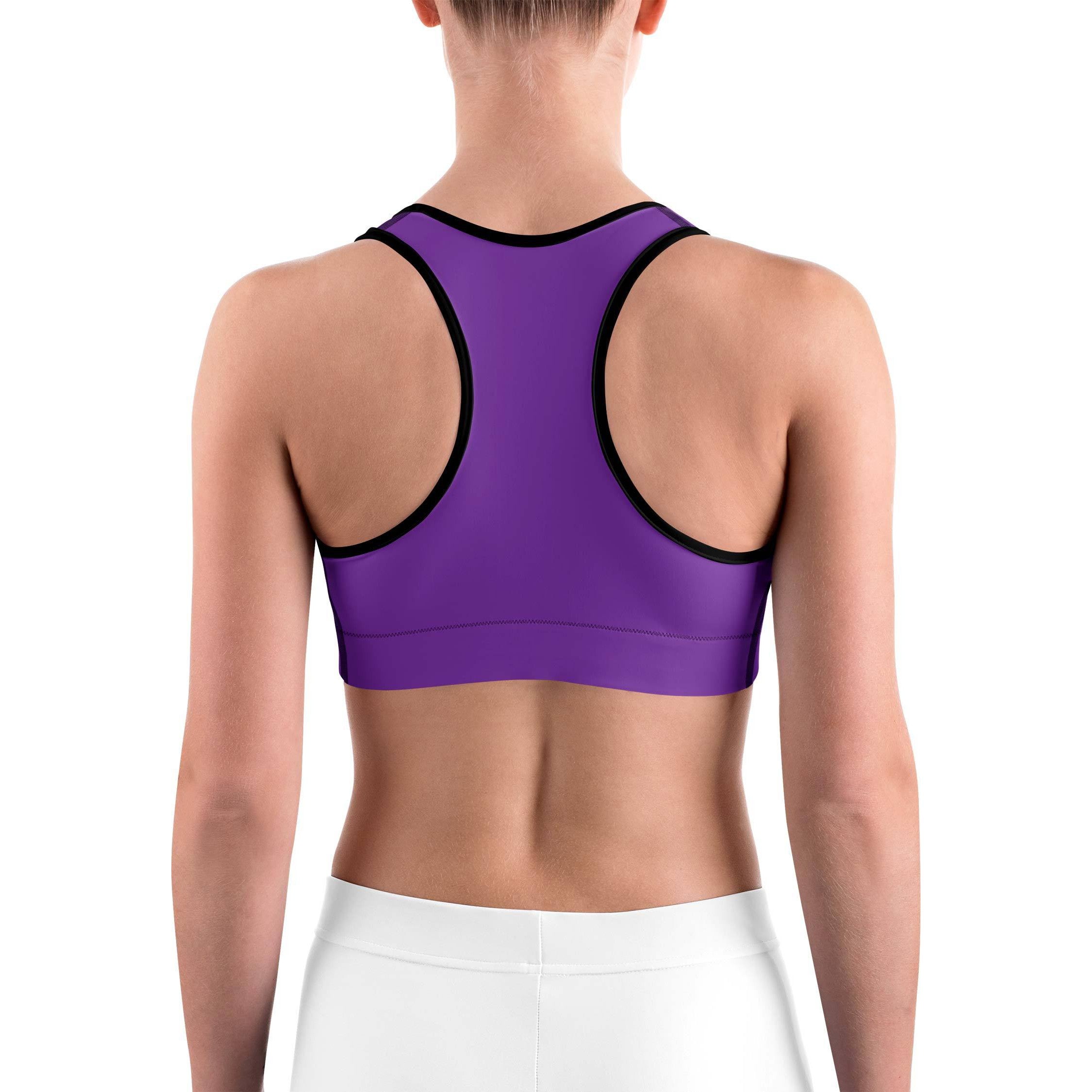 Solid Lavender Sports bra