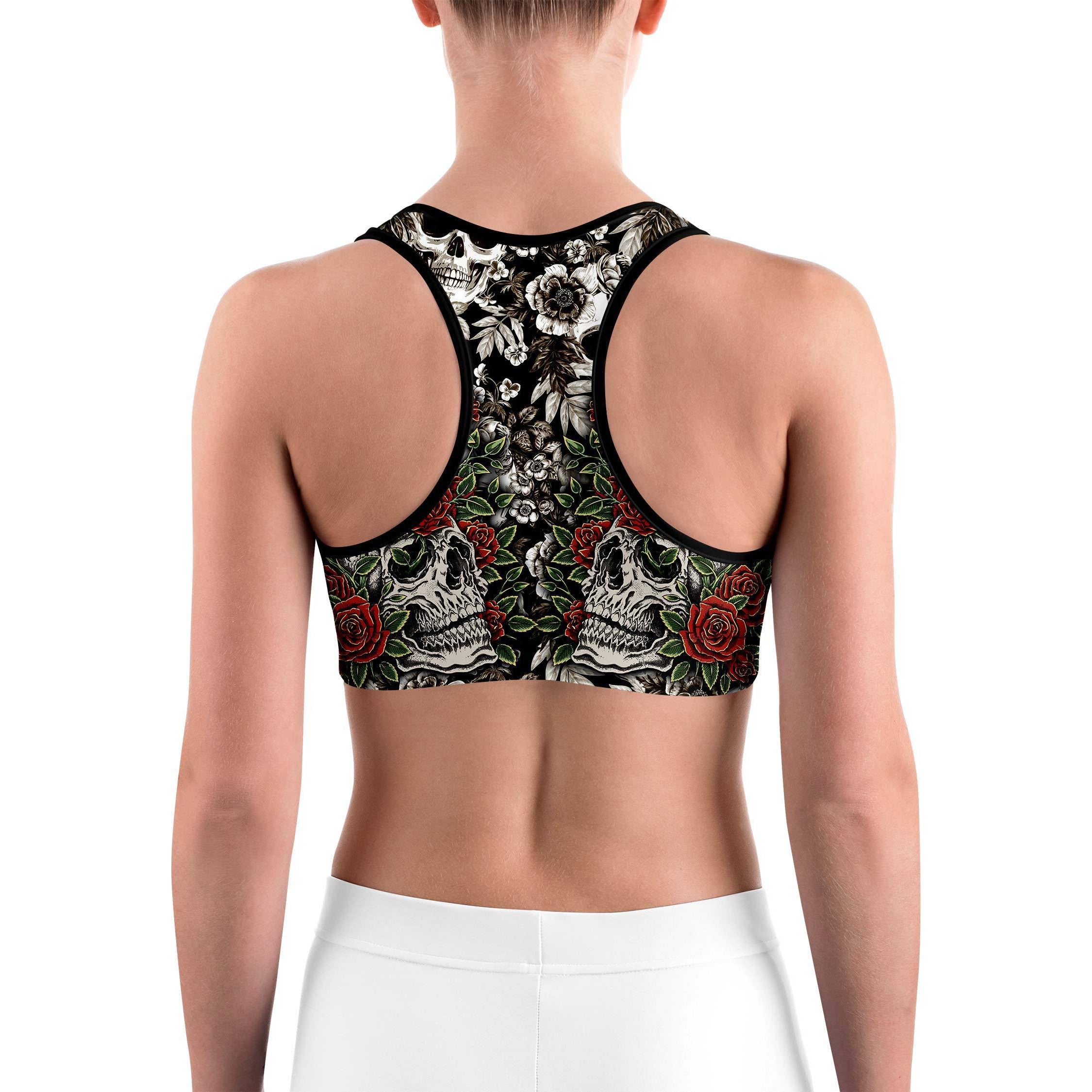 Skulls & Roses Sports bra