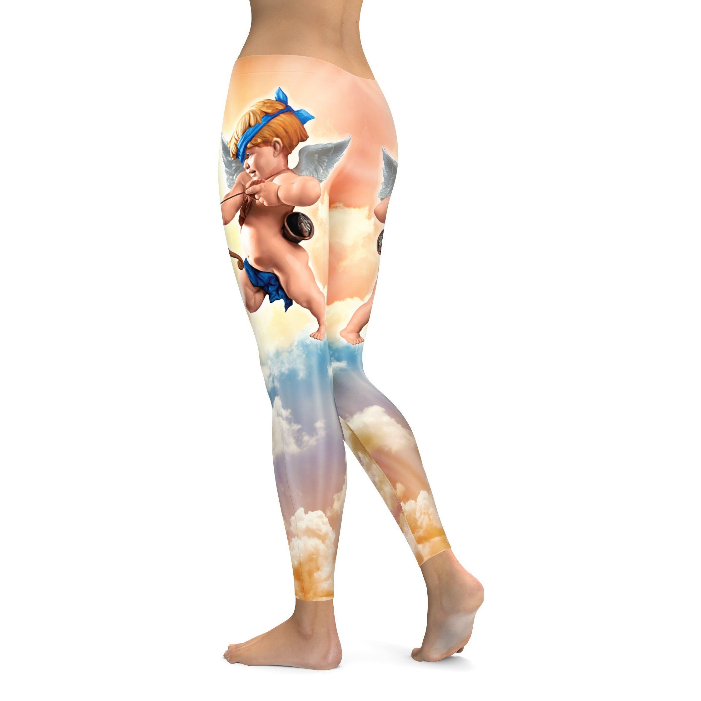 Realistic Cupid Leggings - GearBunch Leggings / Yoga Pants