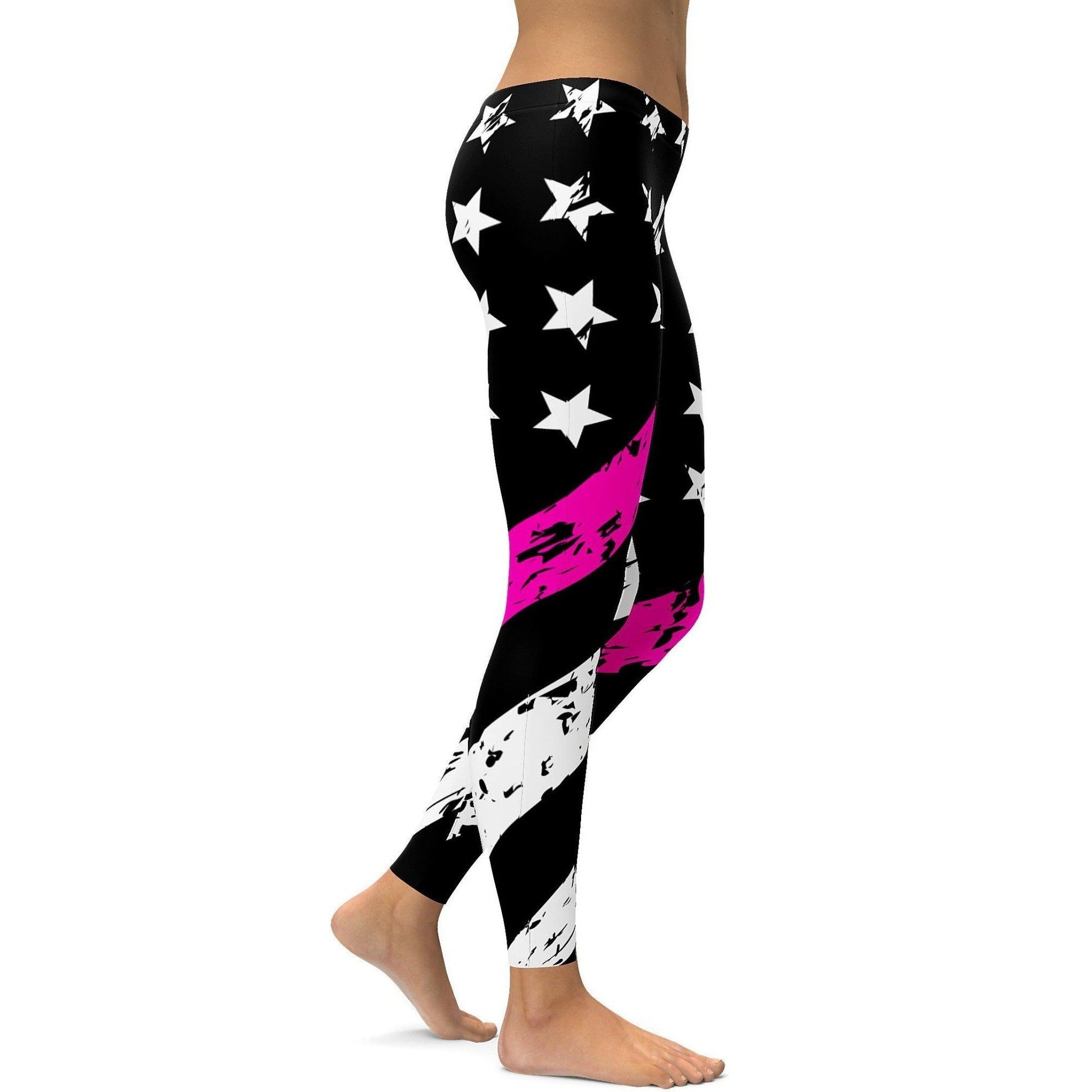 GearBunch | Thin Pink Line Leggings