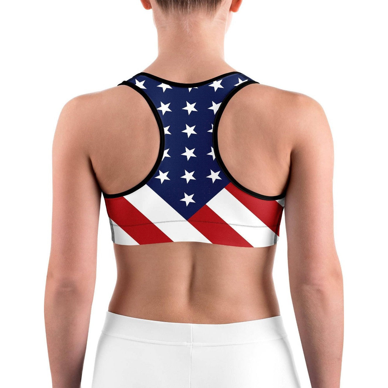 GearBunch | American Flag Sports bra