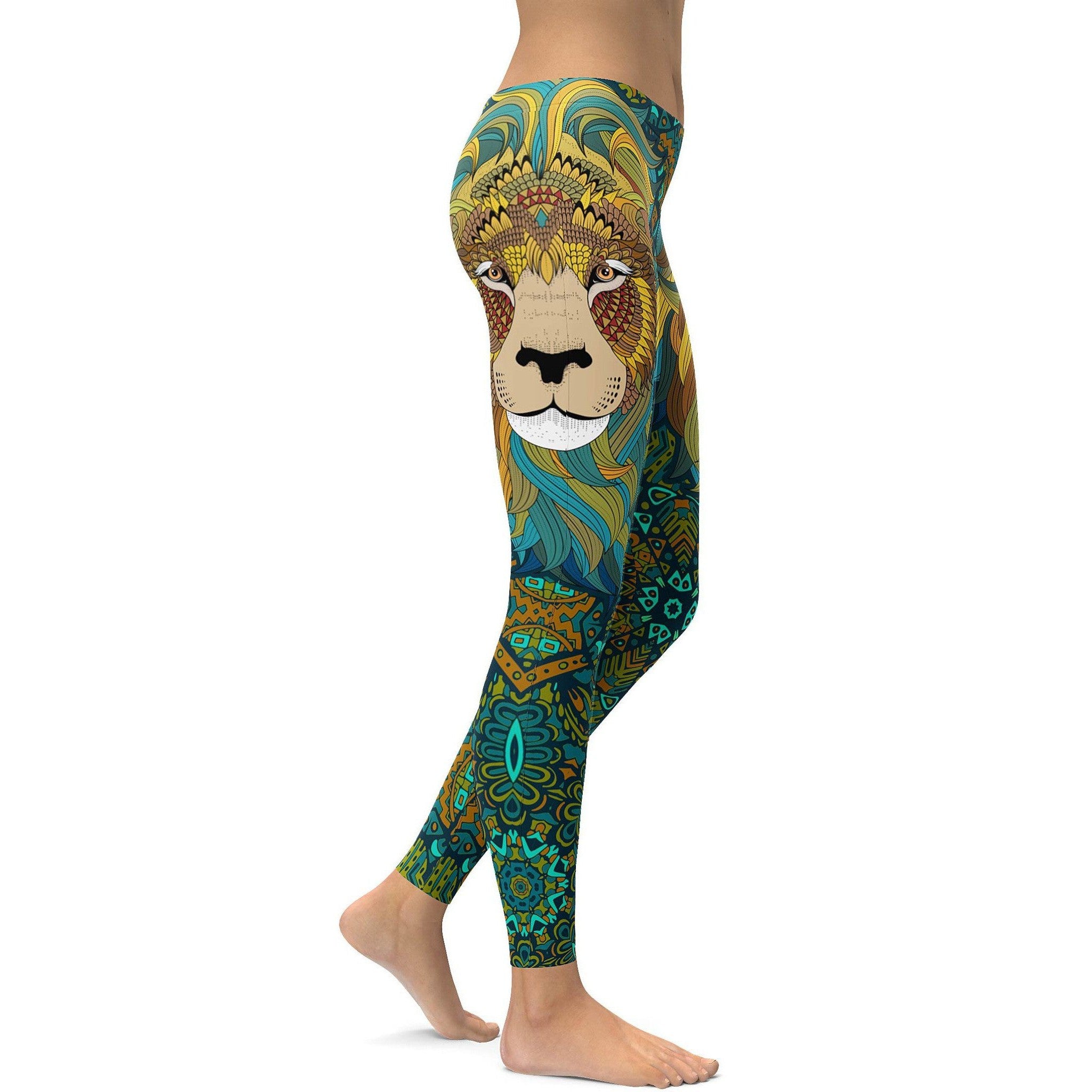Lion Leggings / Yoga Pants - GearBunch Leggings / Yoga Pants