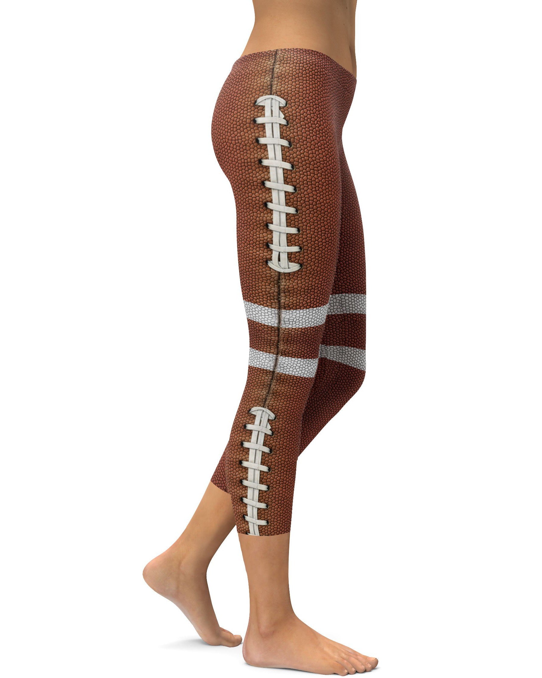 American Football Capris - GearBunch Leggings / Yoga Pants