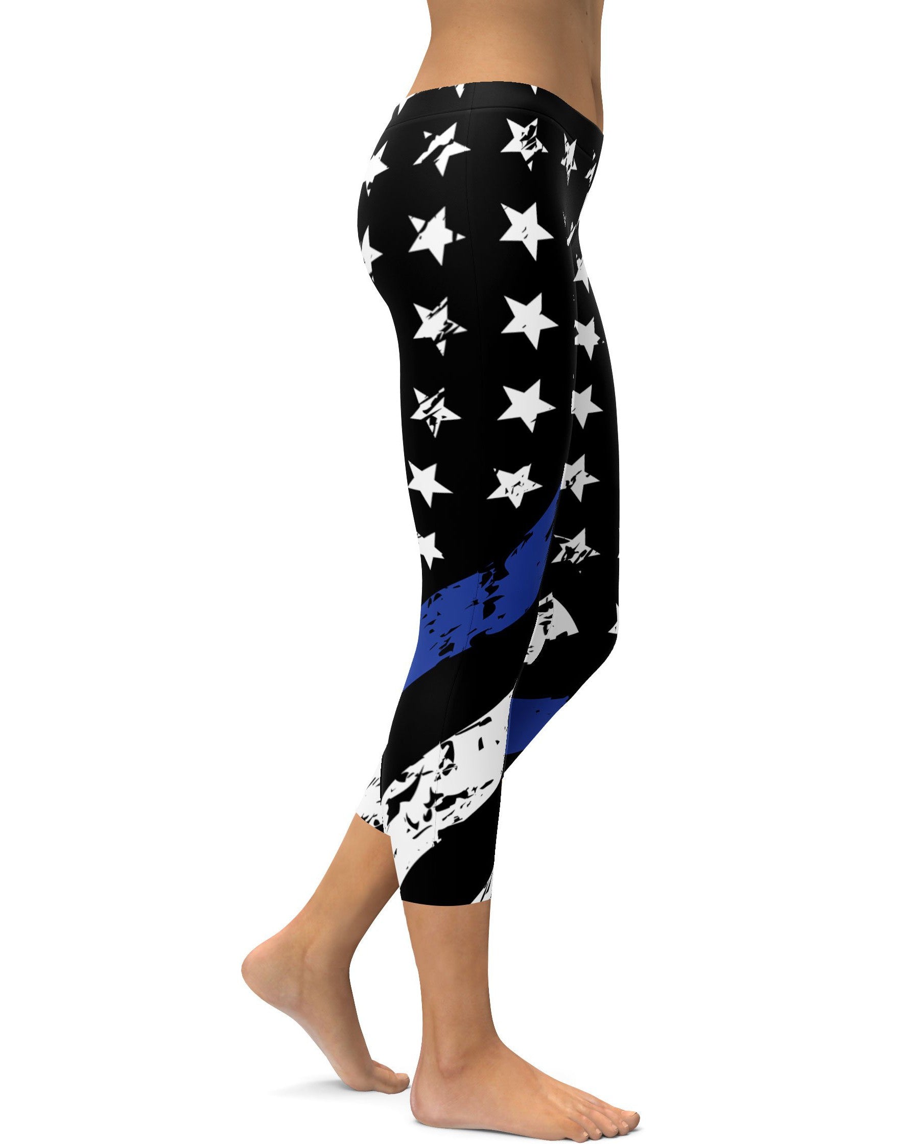 Thin Blue Line Capris | GearBunch