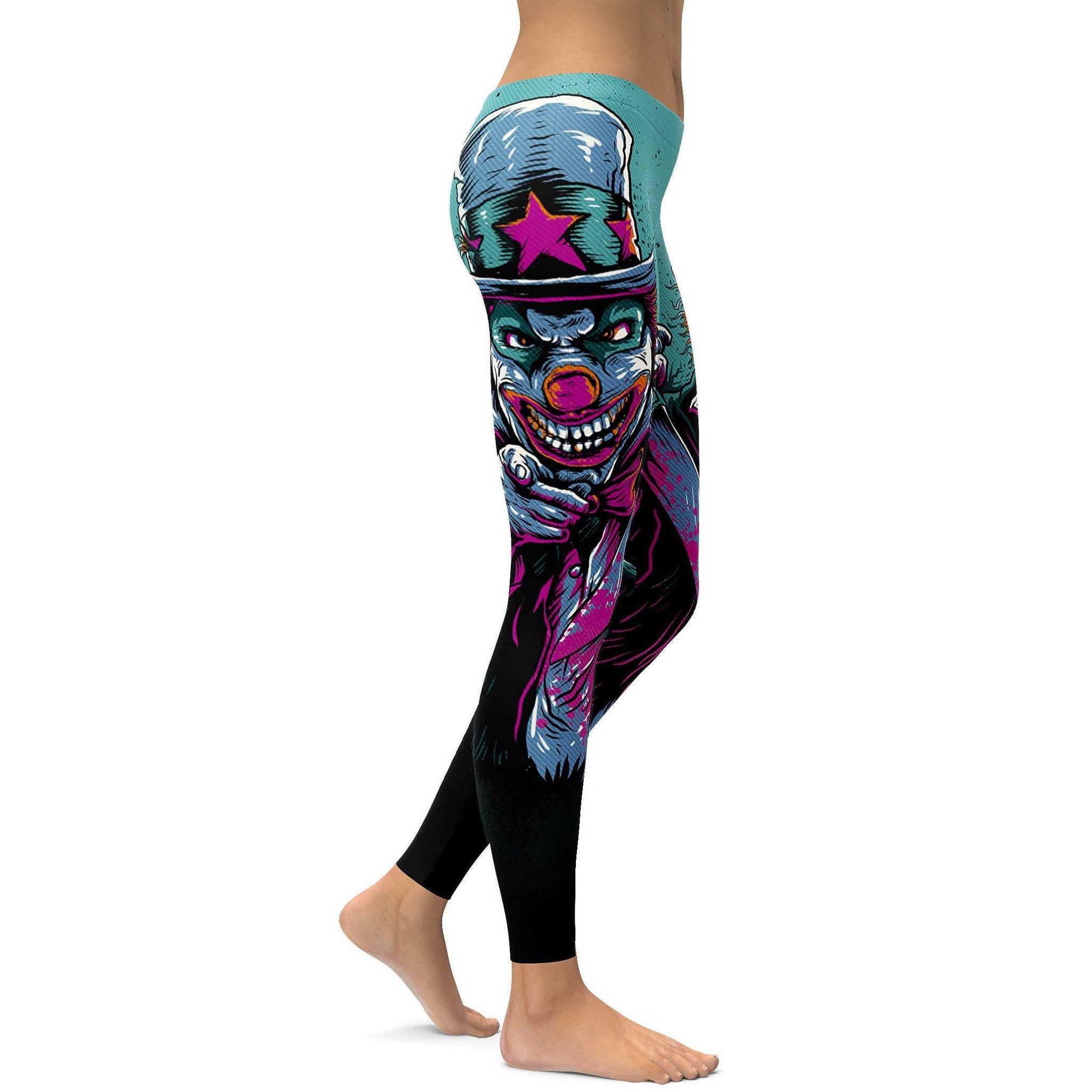 Evil Clown Leggings - GearBunch Leggings / Yoga Pants