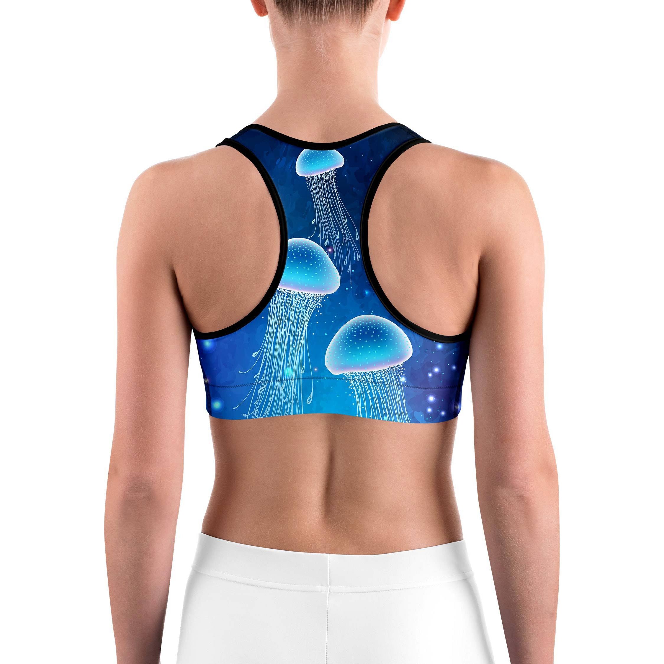 Jellyfish Scuba Diving Sports bra