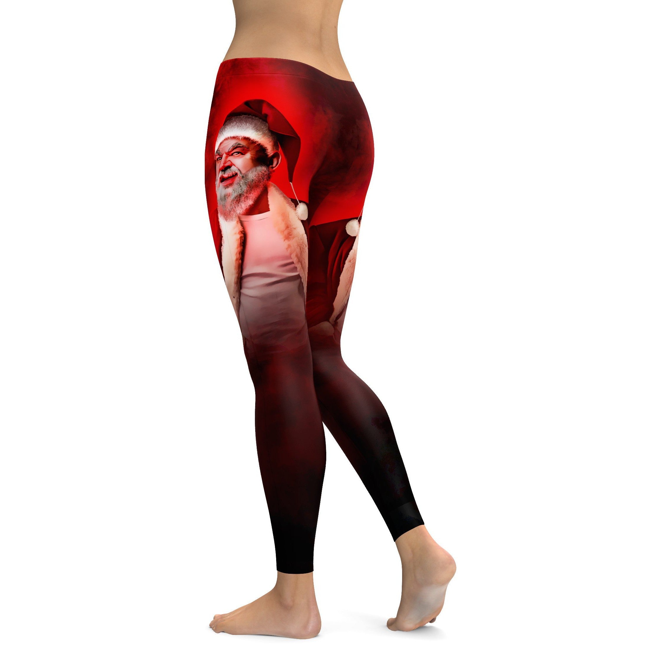 Nasty Santa Christmas Leggings