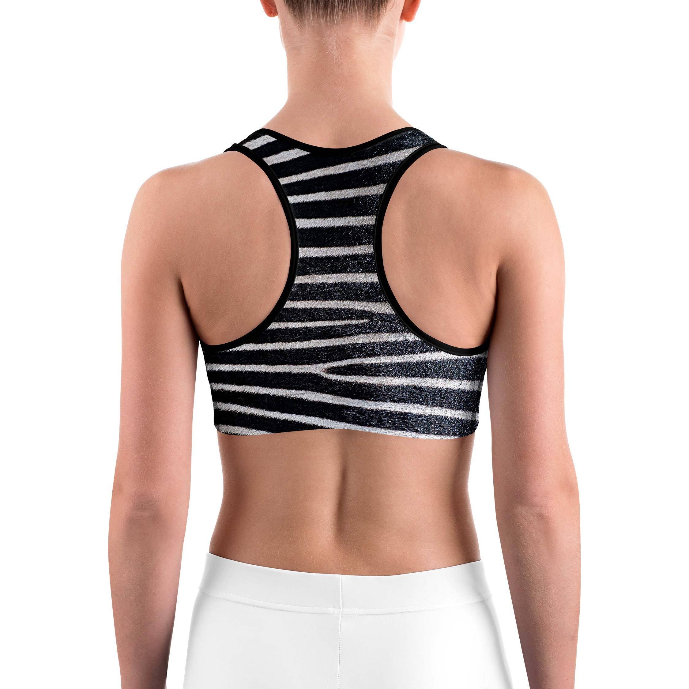 Zebra Skin Sports bra